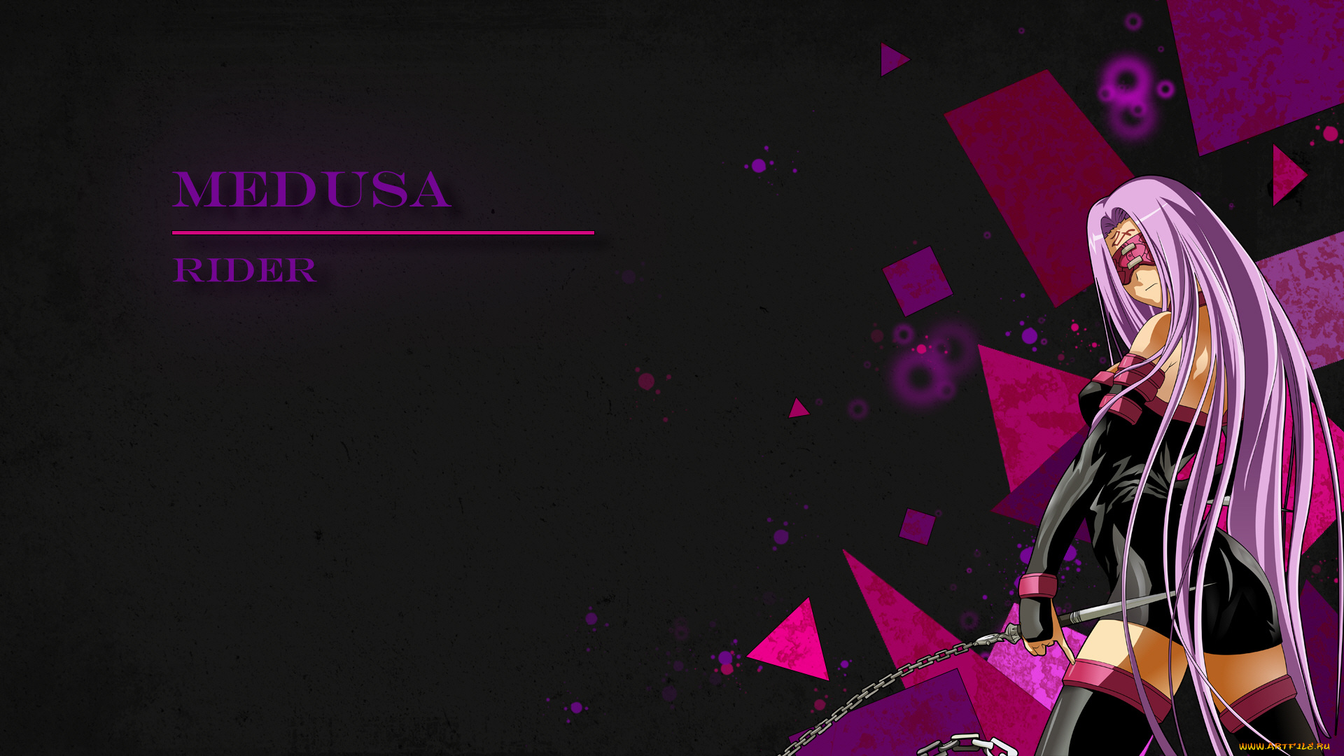 аниме, fate, stay, night, девушка