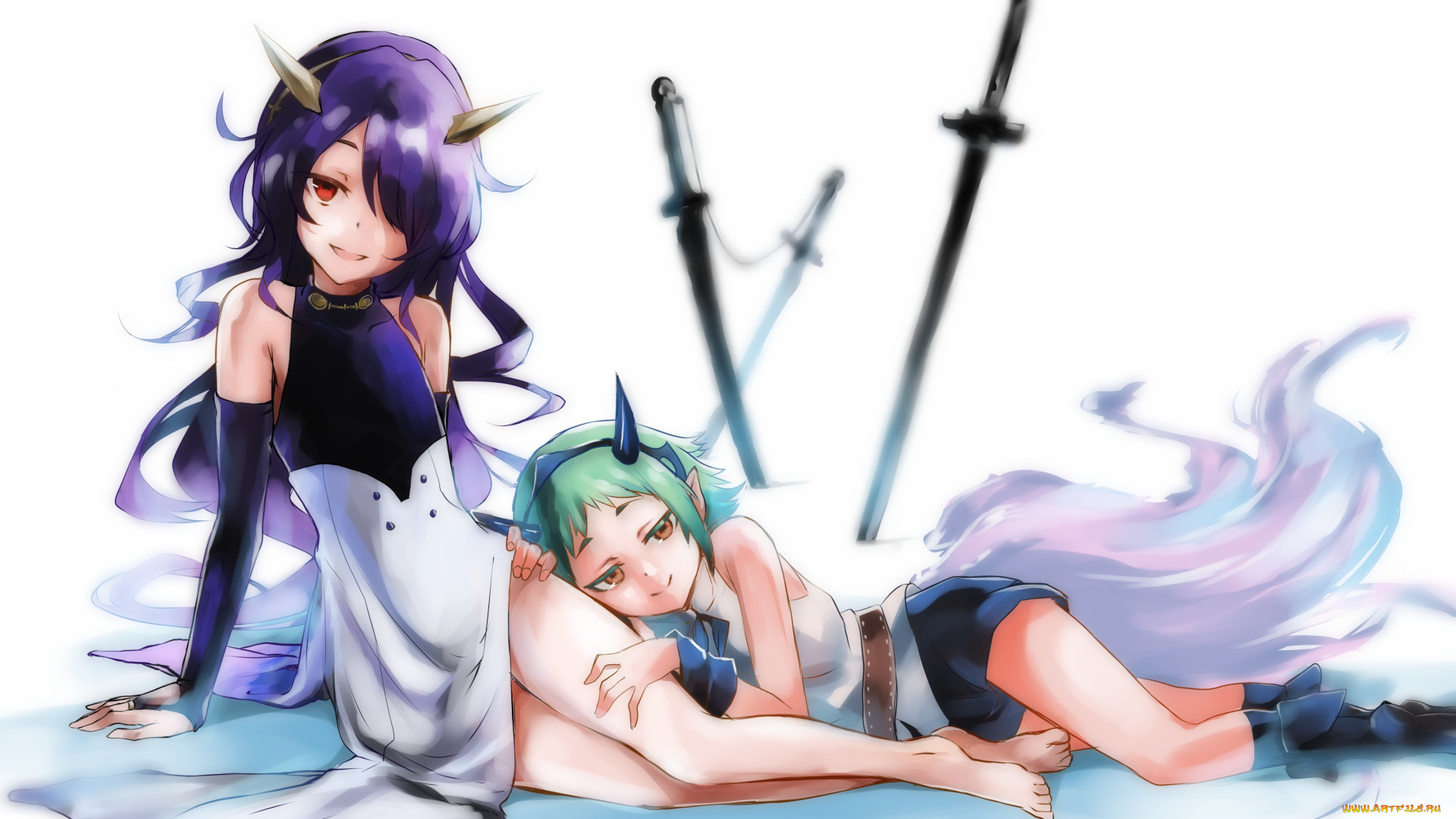 аниме, owari, no, seraph, мечи, демоны, kiseki, ou, ashuramaru, последний, серафим, owari, no, seraph, art, anime