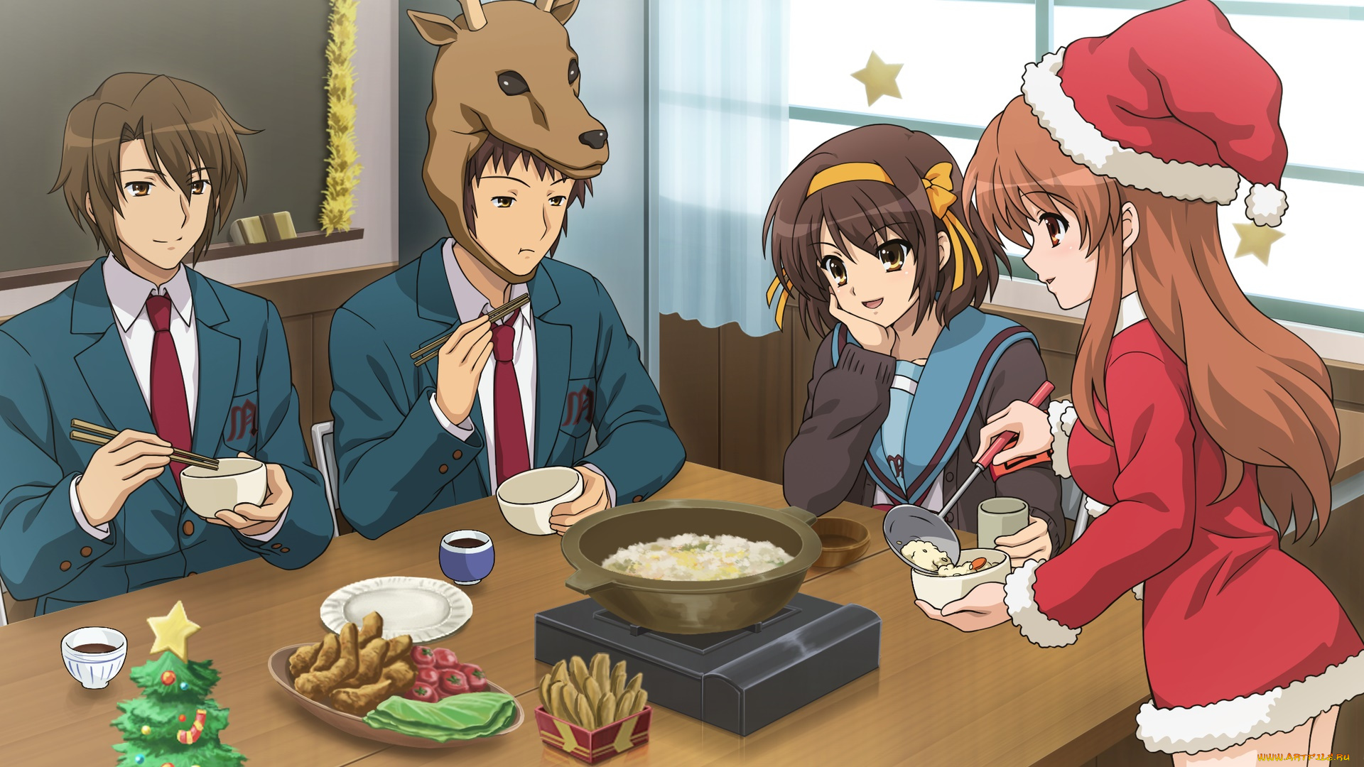 аниме, the, melancholy, of, haruhi, suzumiya, персонажи