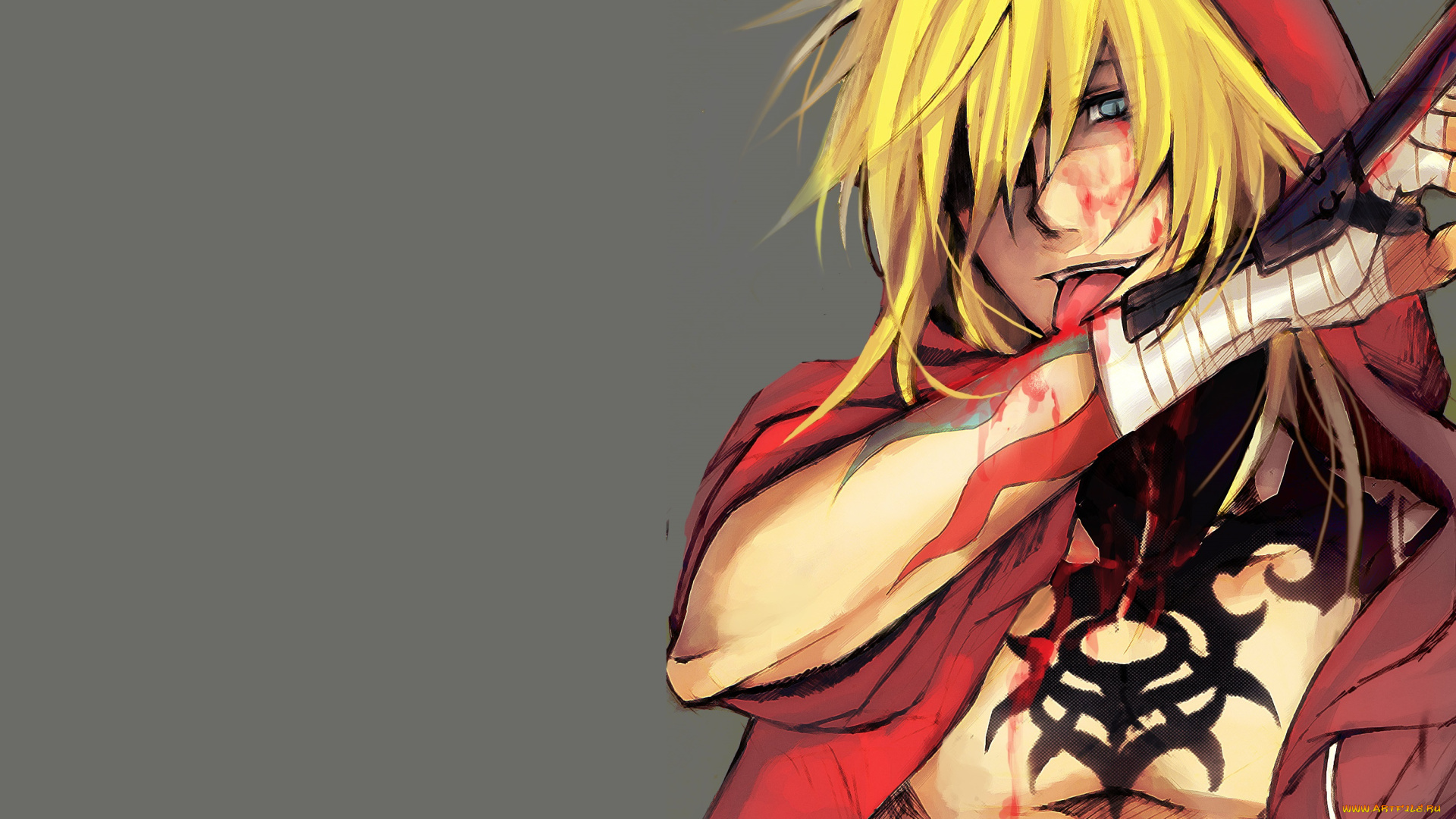 аниме, togainu, no, chi, парень