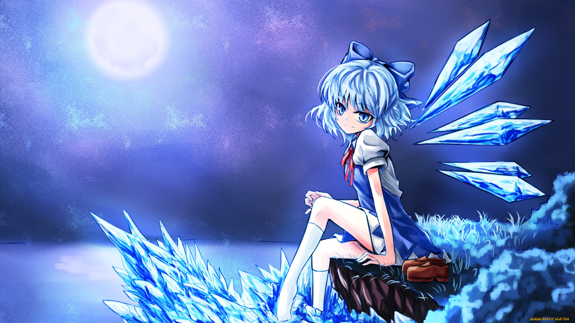 аниме, touhou, девочка