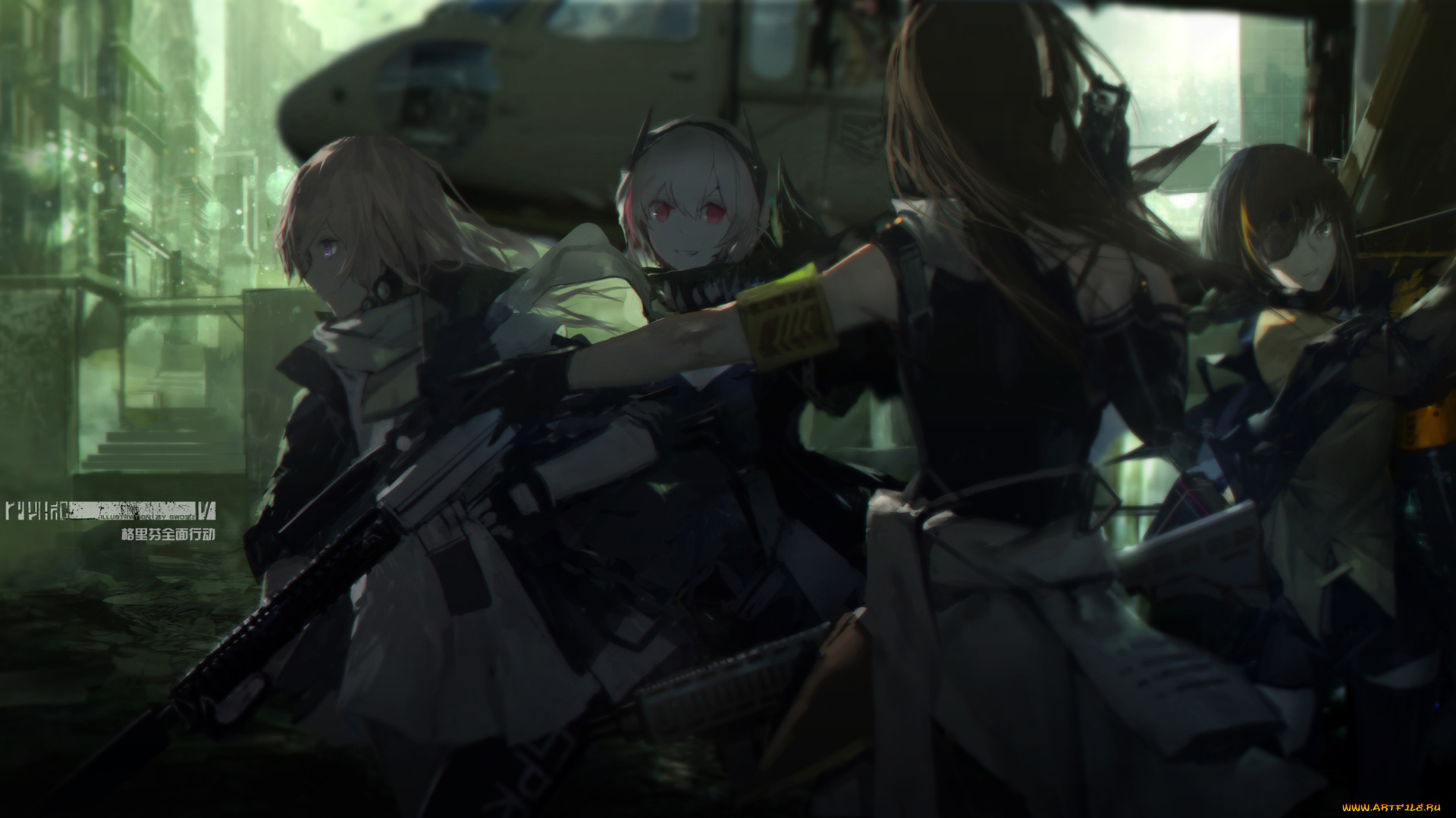 girls, frontline, аниме, оружие, , техника, , технологии, девушки