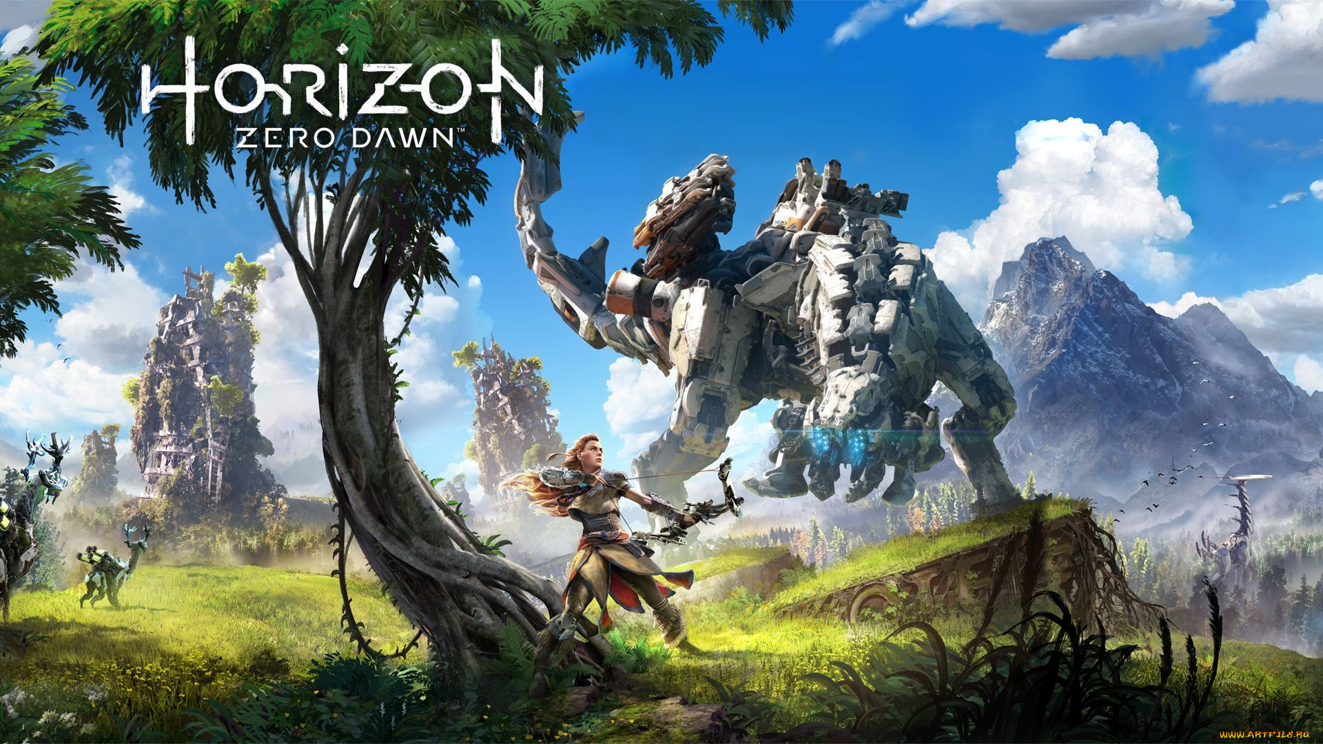 horizon, zero, dawn, видео, игры, персонаж