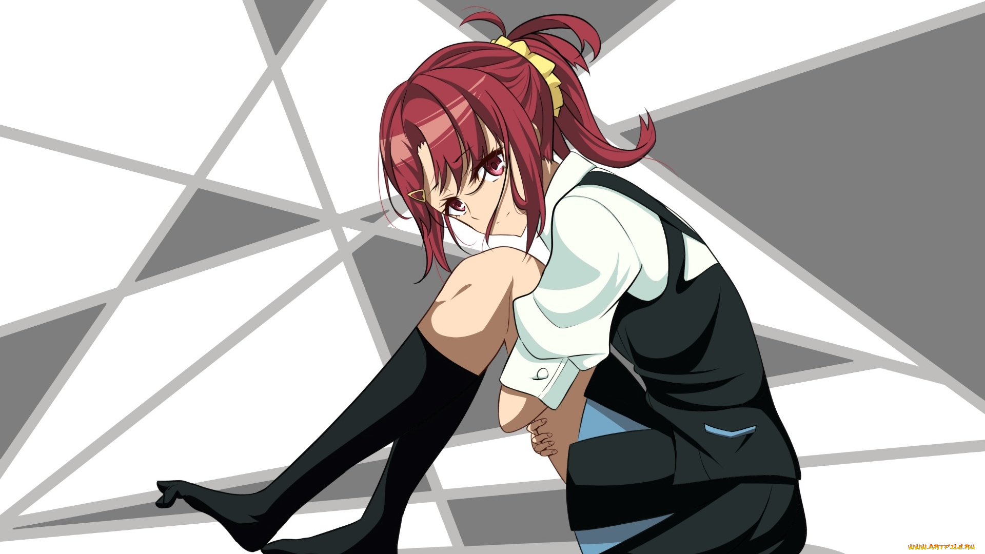 kiznaiver, аниме, девушка, фон, взгляд