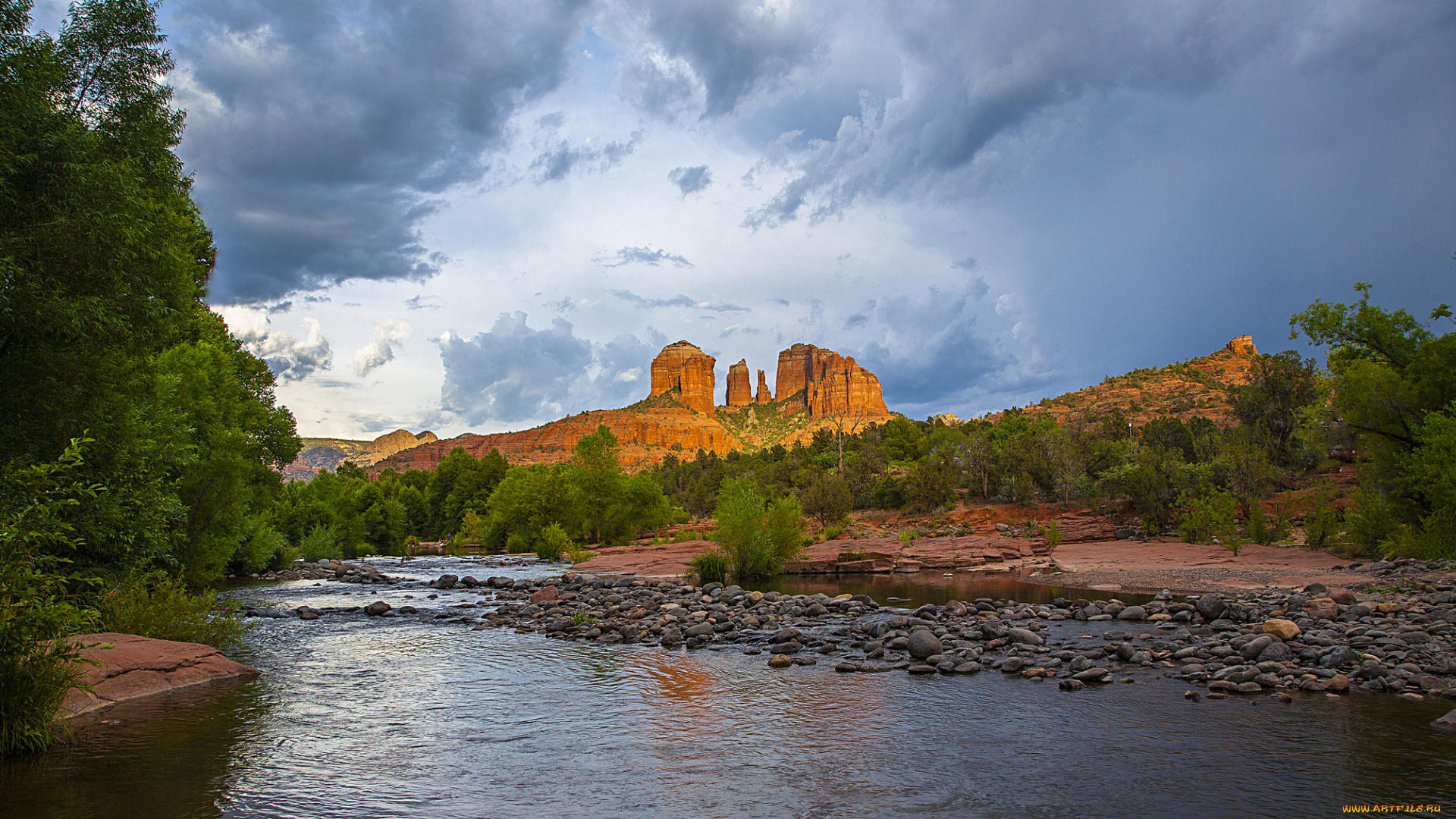 природа, реки, озера, река, лес