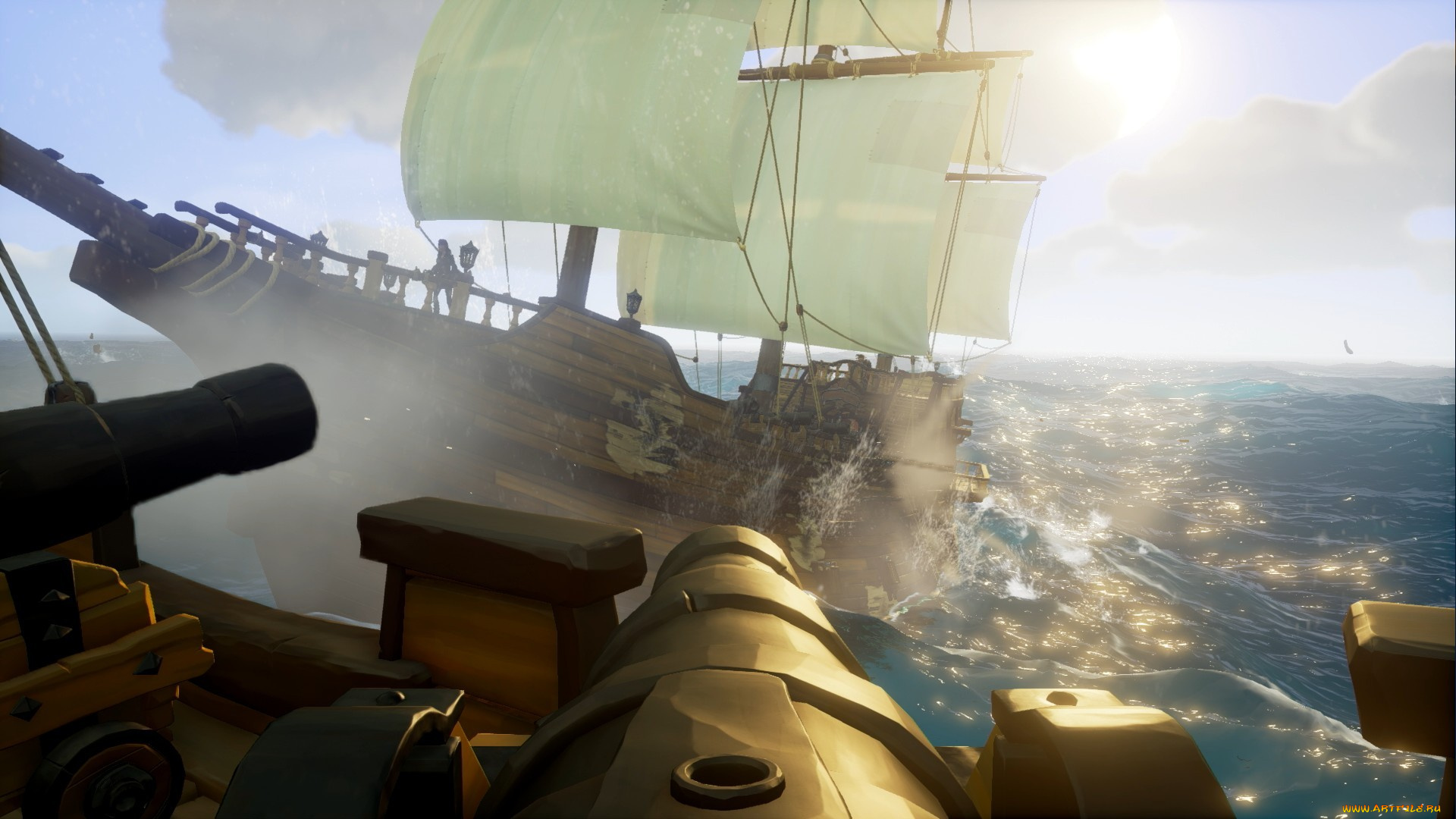 sea, of, thieves, видео, игры, море, корабль
