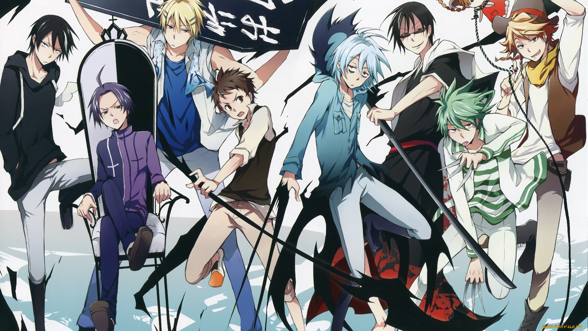 servamp, аниме, персонажи