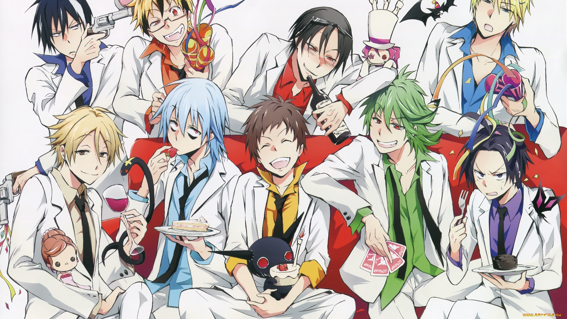 servamp, аниме, персонажи