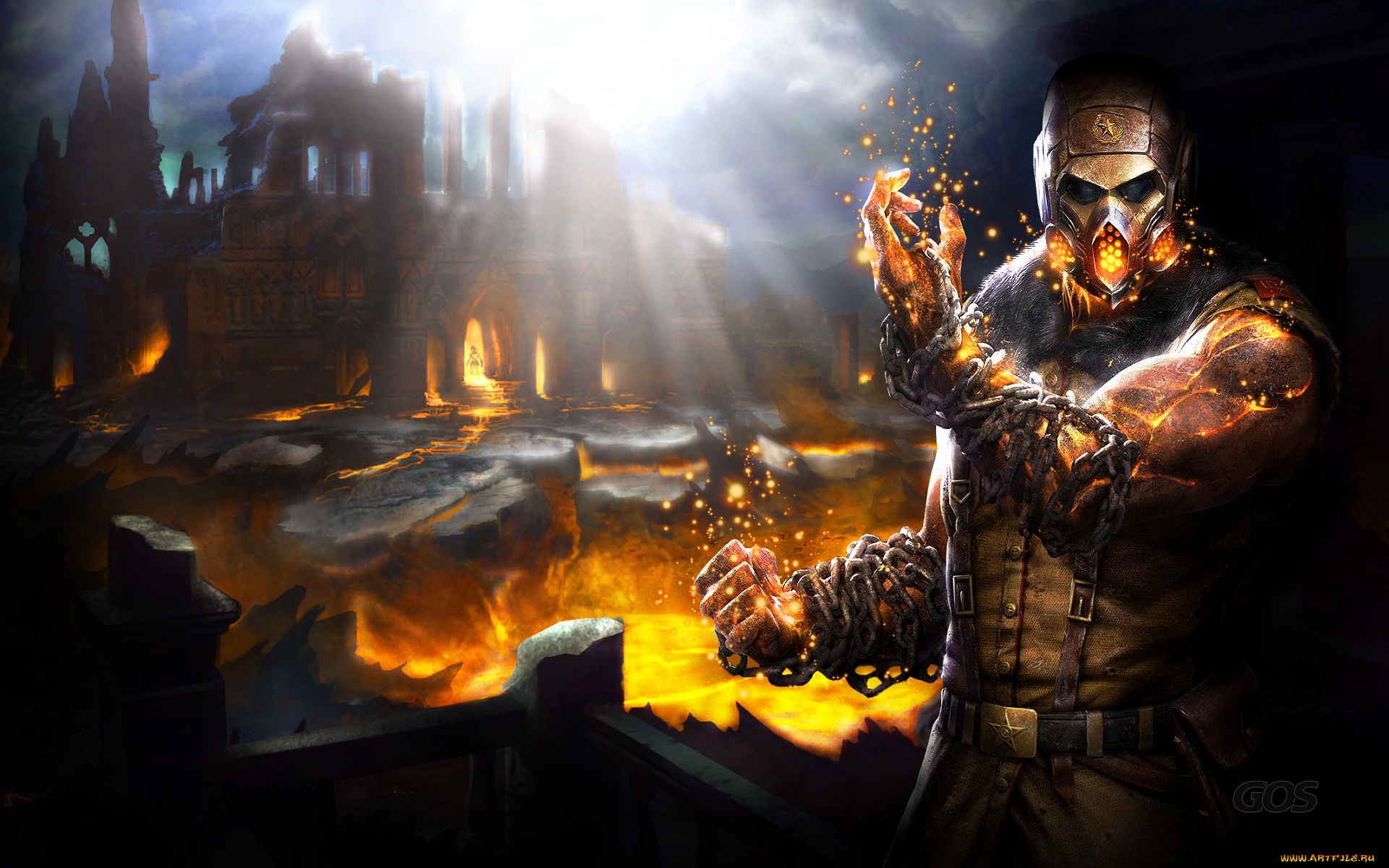 mortal, kombat, x, -, scorpion, видео, игры, mortal, kombat, x, gos, видео, игры, mortal, kombat, x, -, scorpion, 1920x1200