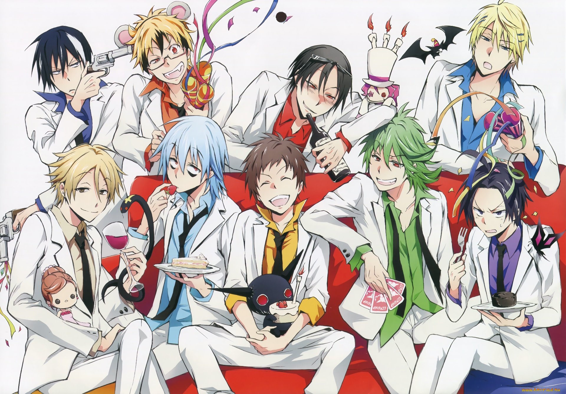 servamp, аниме, персонажи
