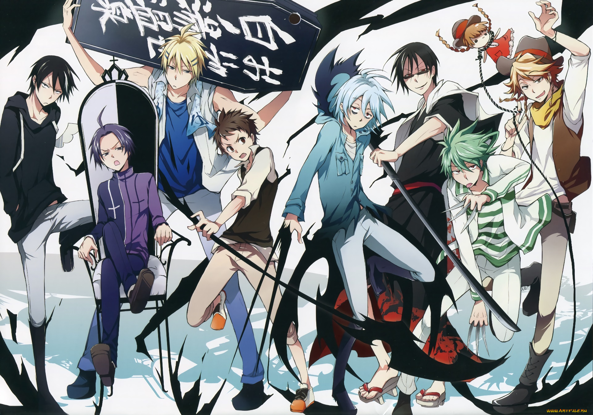 servamp, аниме, персонажи