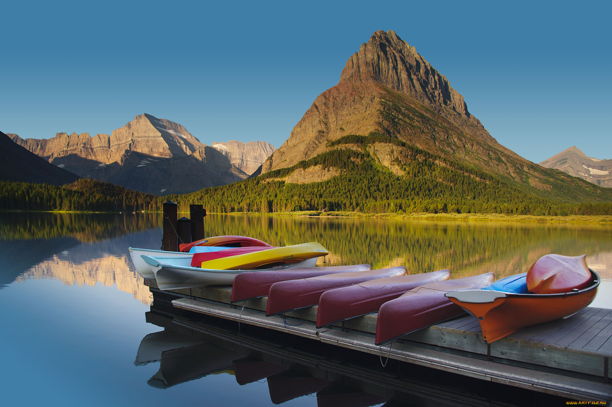 корабли, лодки, , шлюпки, река, лес