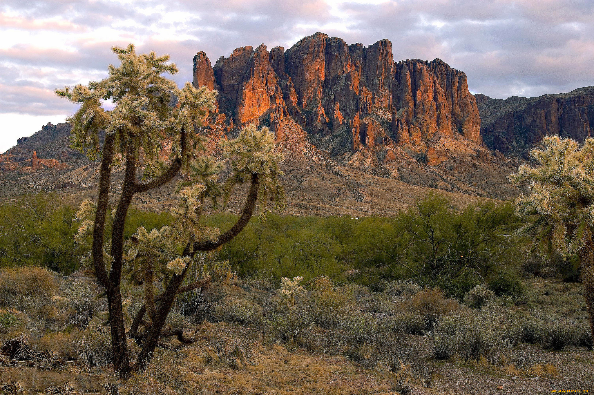 природа, горы, скалы