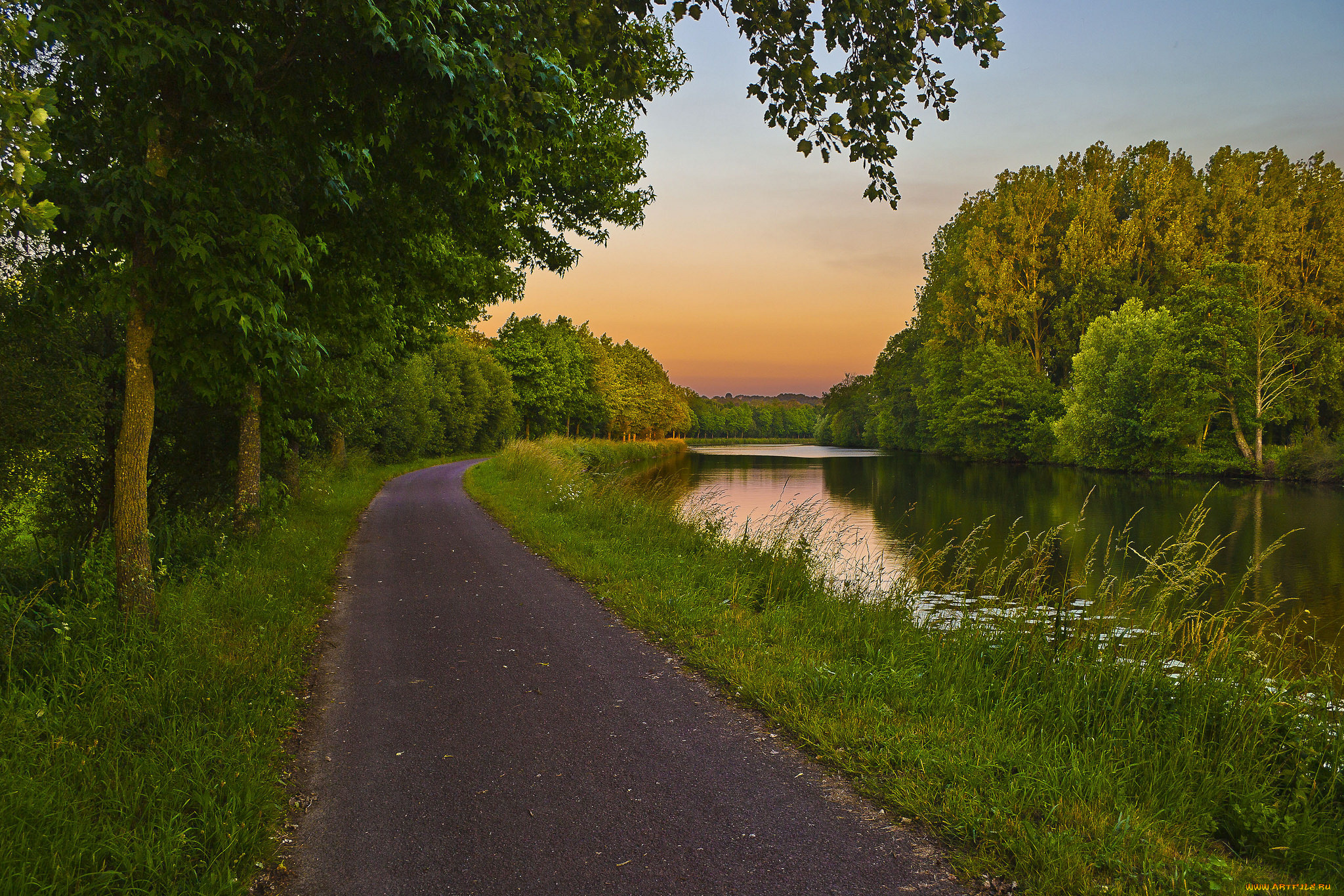 природа, дороги, тракт