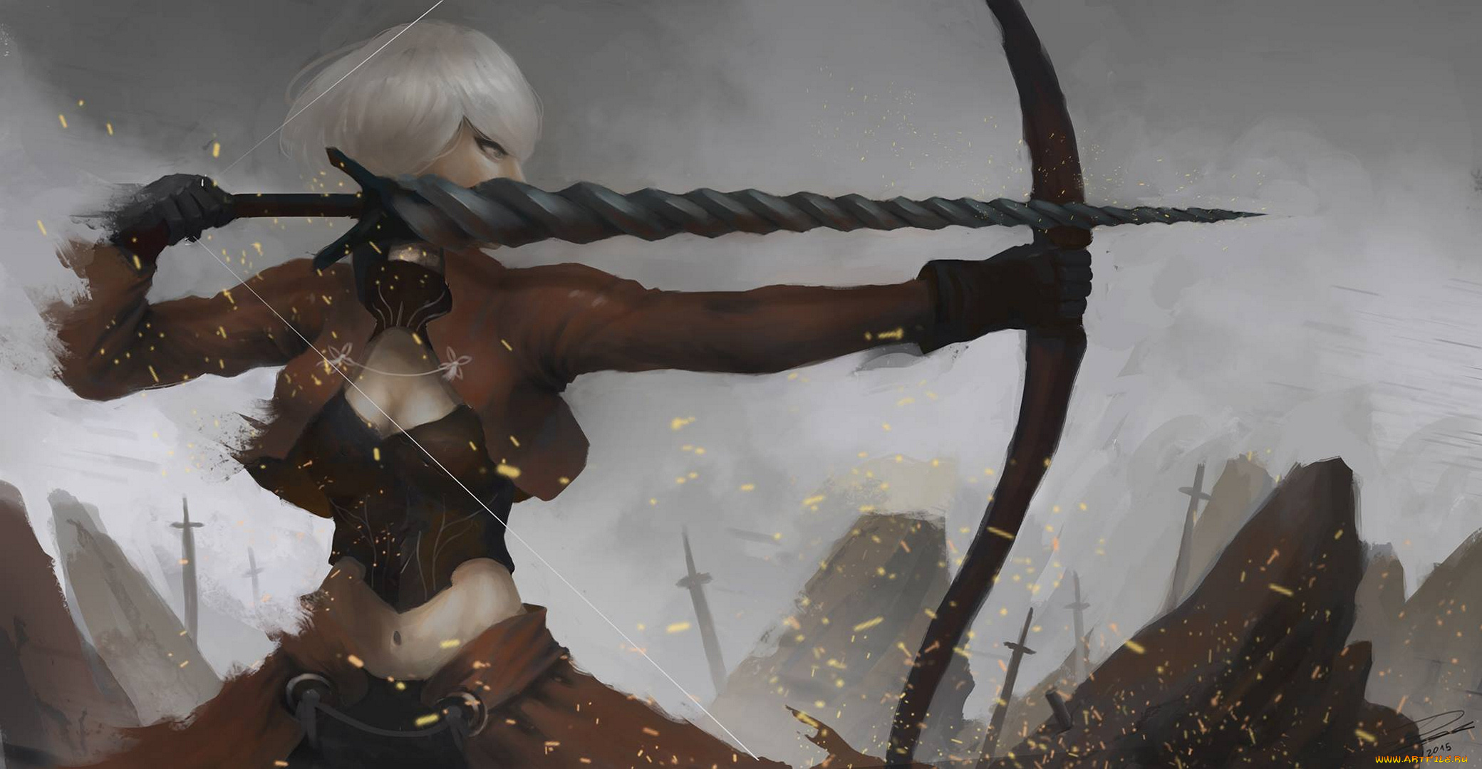 аниме, fate, stay, night, арчер