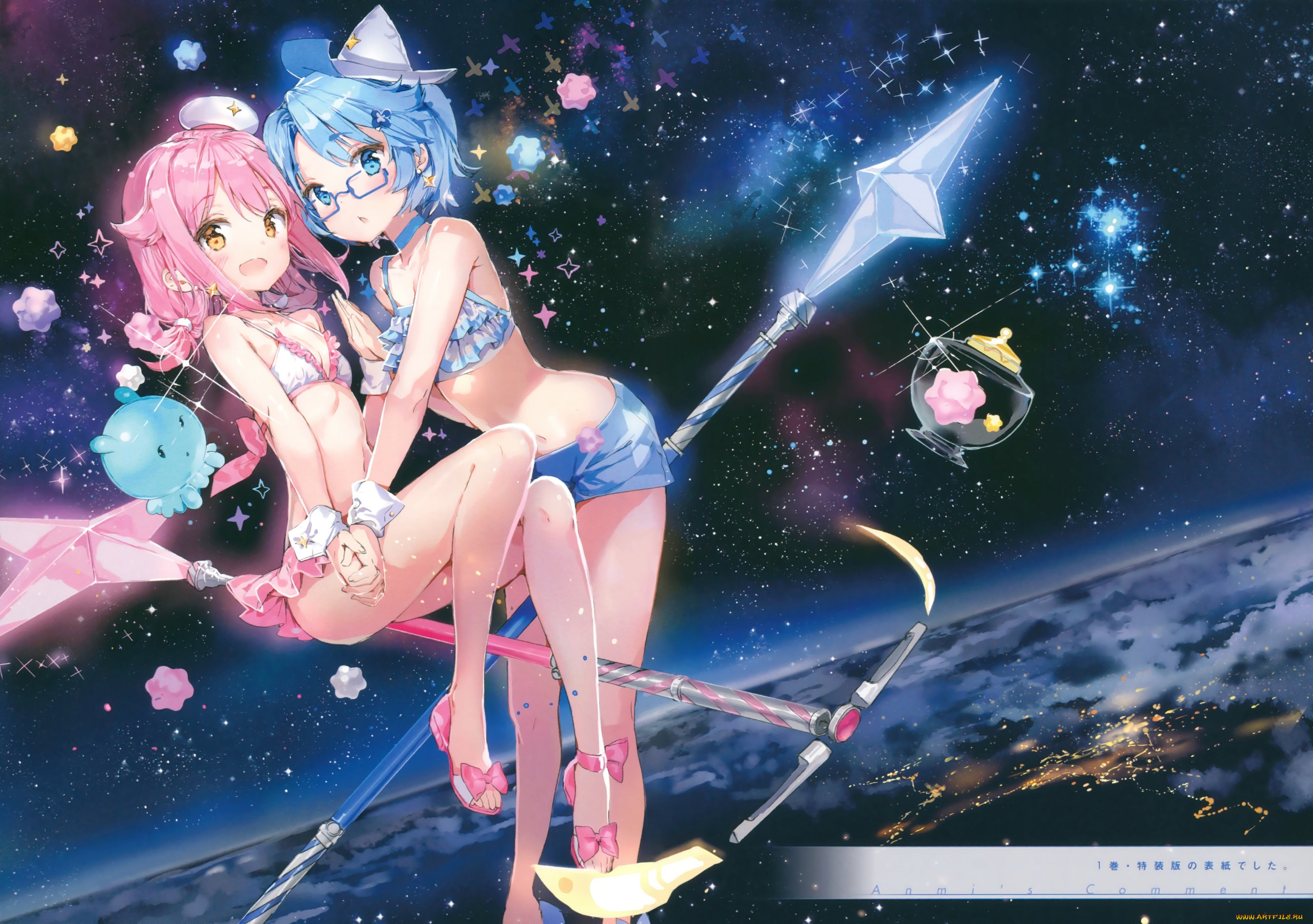 аниме, houkago, no, pleiades, houkago, no, pleiades