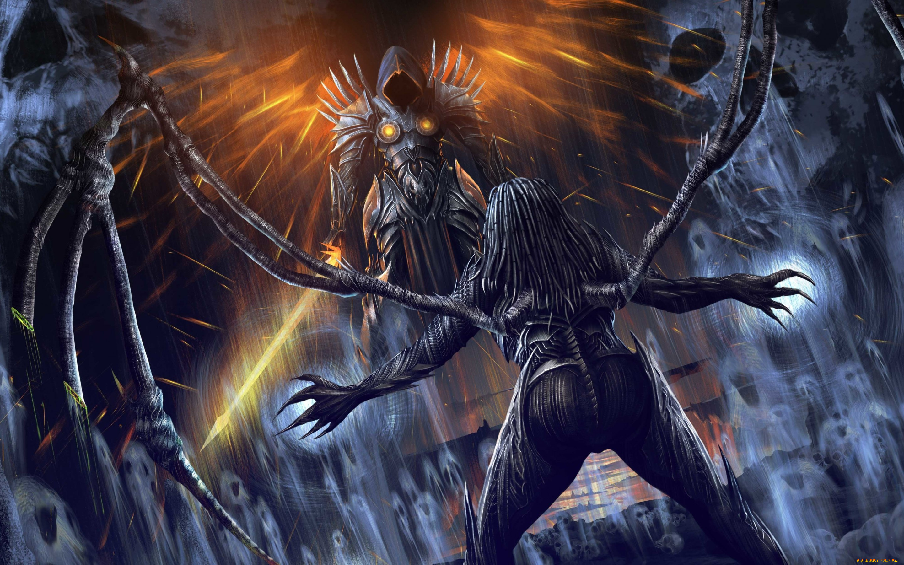 видео, игры, ~~~другое~~~, sarah, kerrigan, heroes, of, the, storm, starcraft, angel, death, diablo, 3, archangel, justice, tyrael