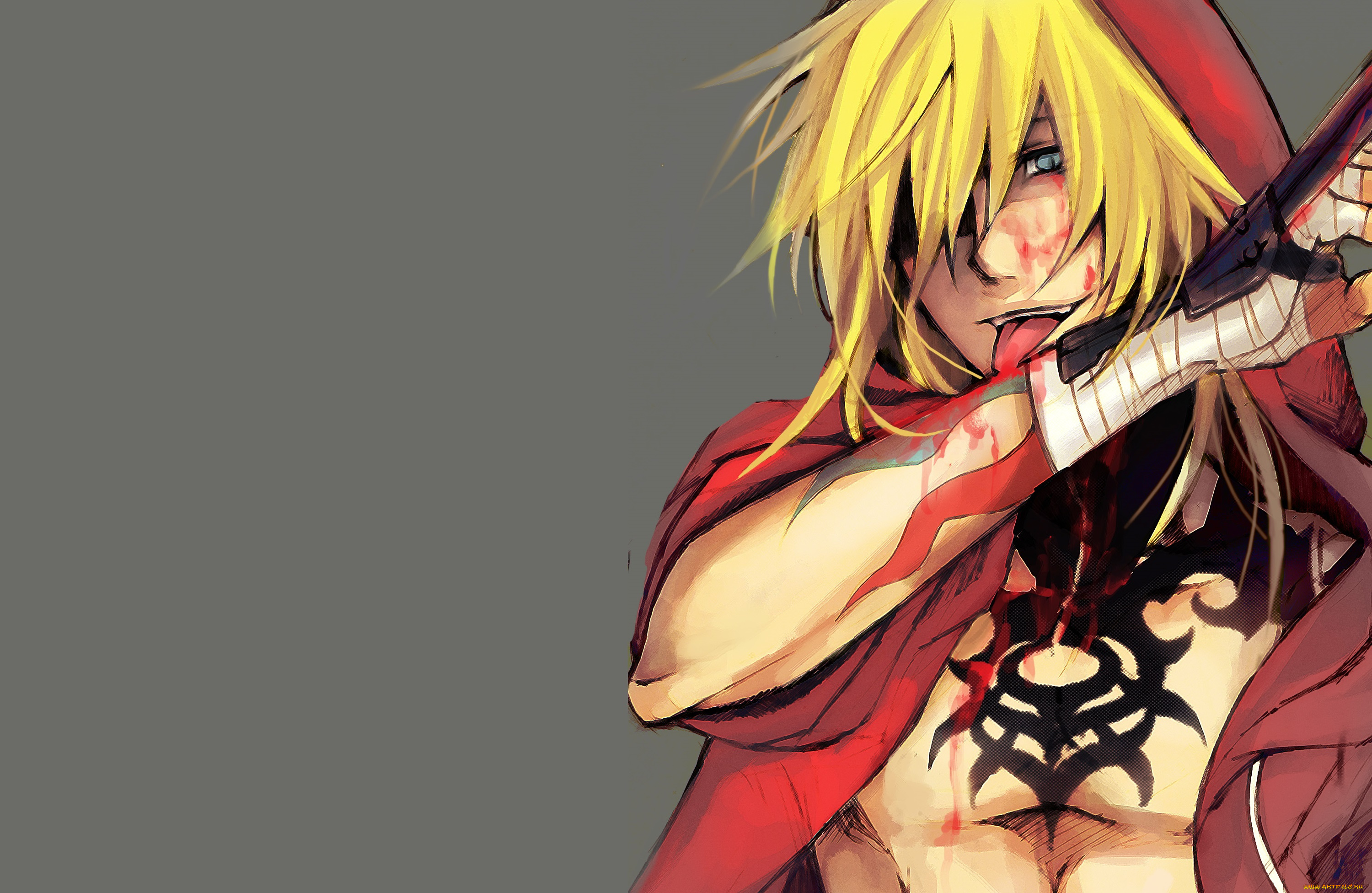 аниме, togainu, no, chi, парень