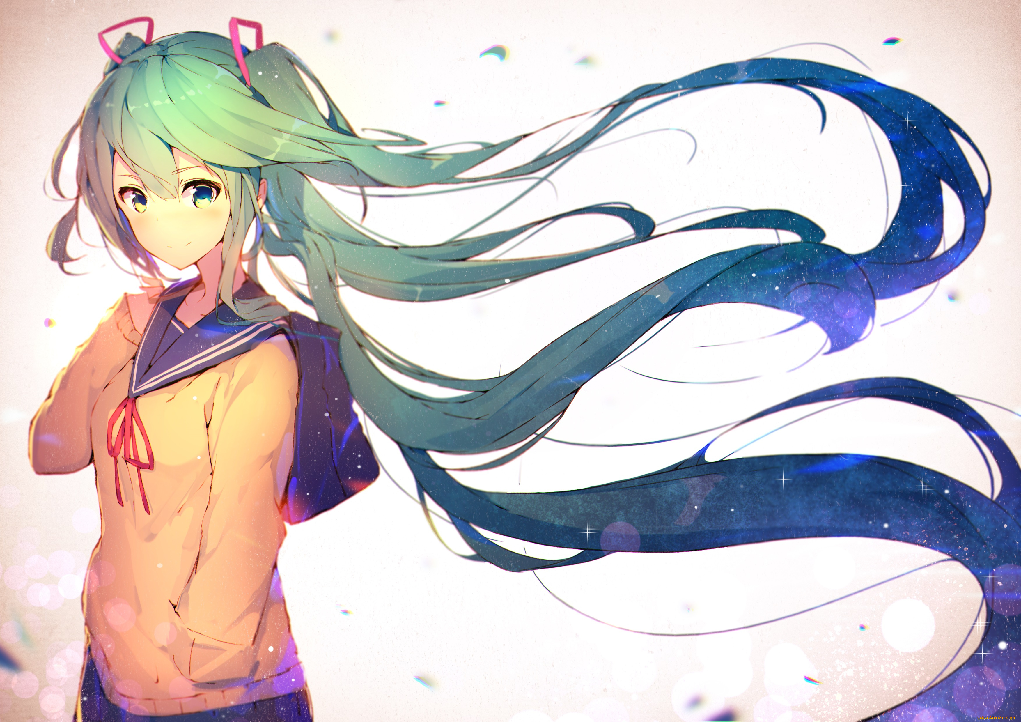 аниме, vocaloid, hatsune, miku