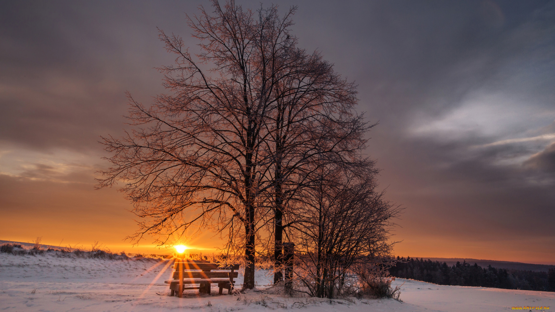 природа, восходы, закаты, простор