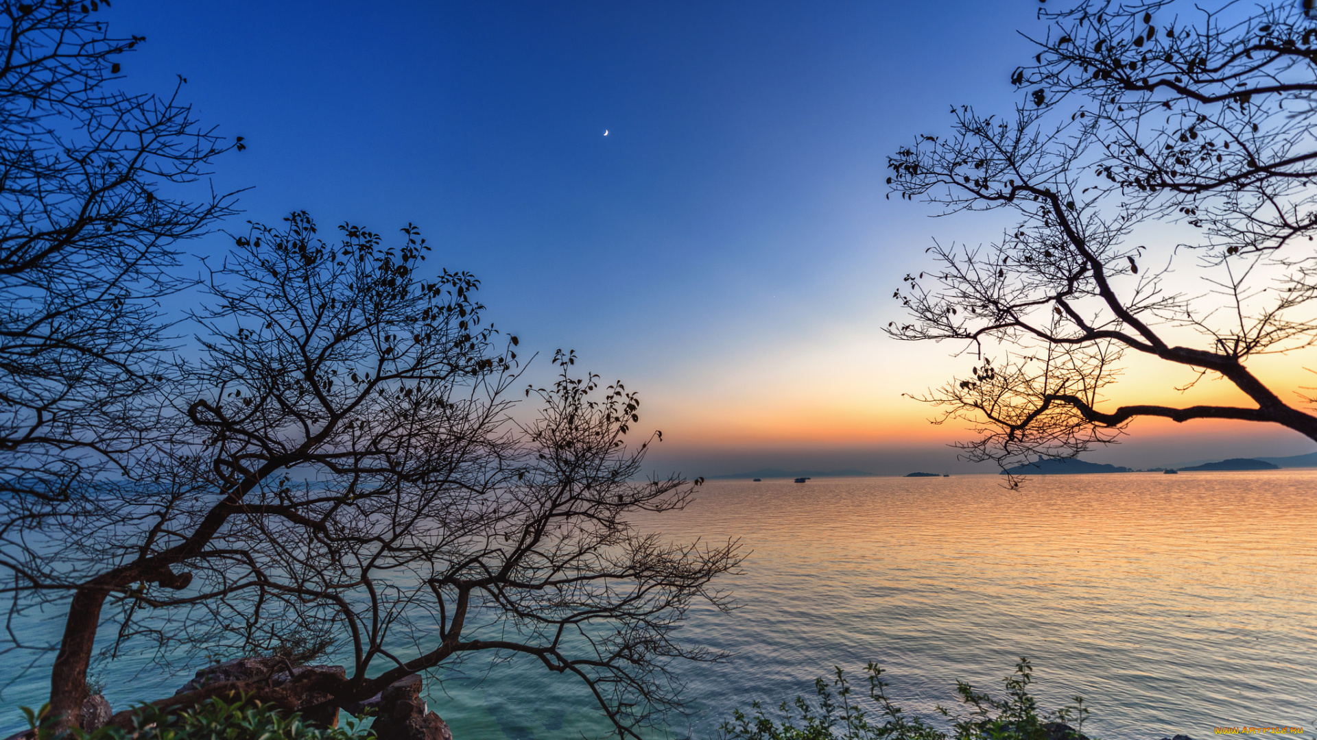 природа, восходы, закаты, простор