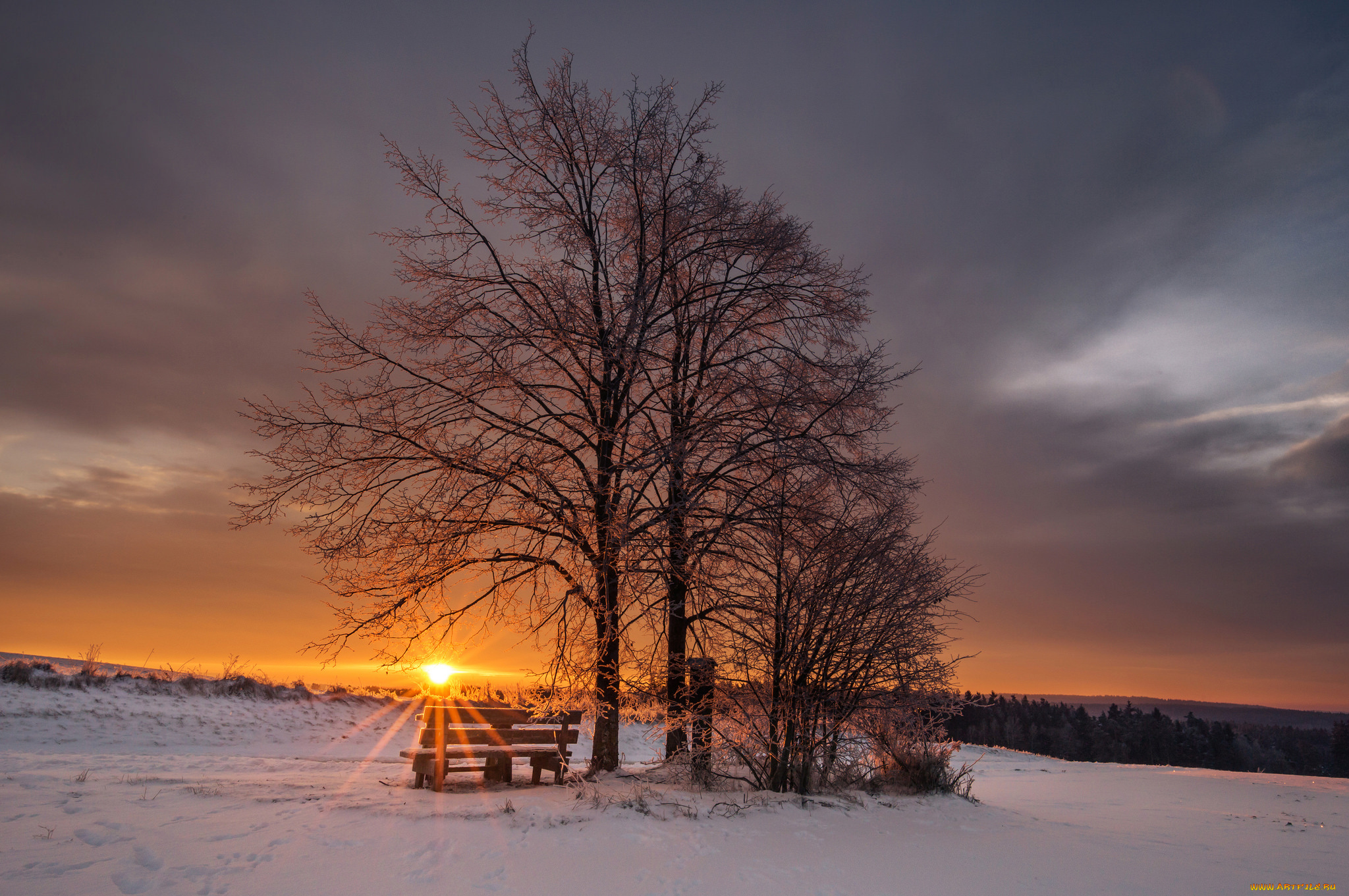 природа, восходы, закаты, простор