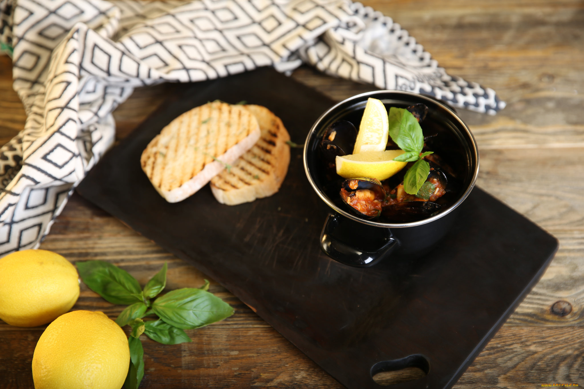 еда, рыба, , морепродукты, , суши, , роллы, лимон, мидии, зелень