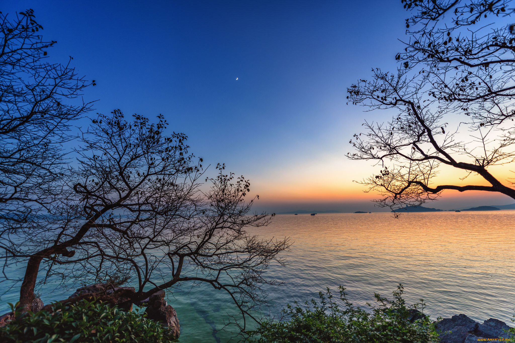 природа, восходы, закаты, простор