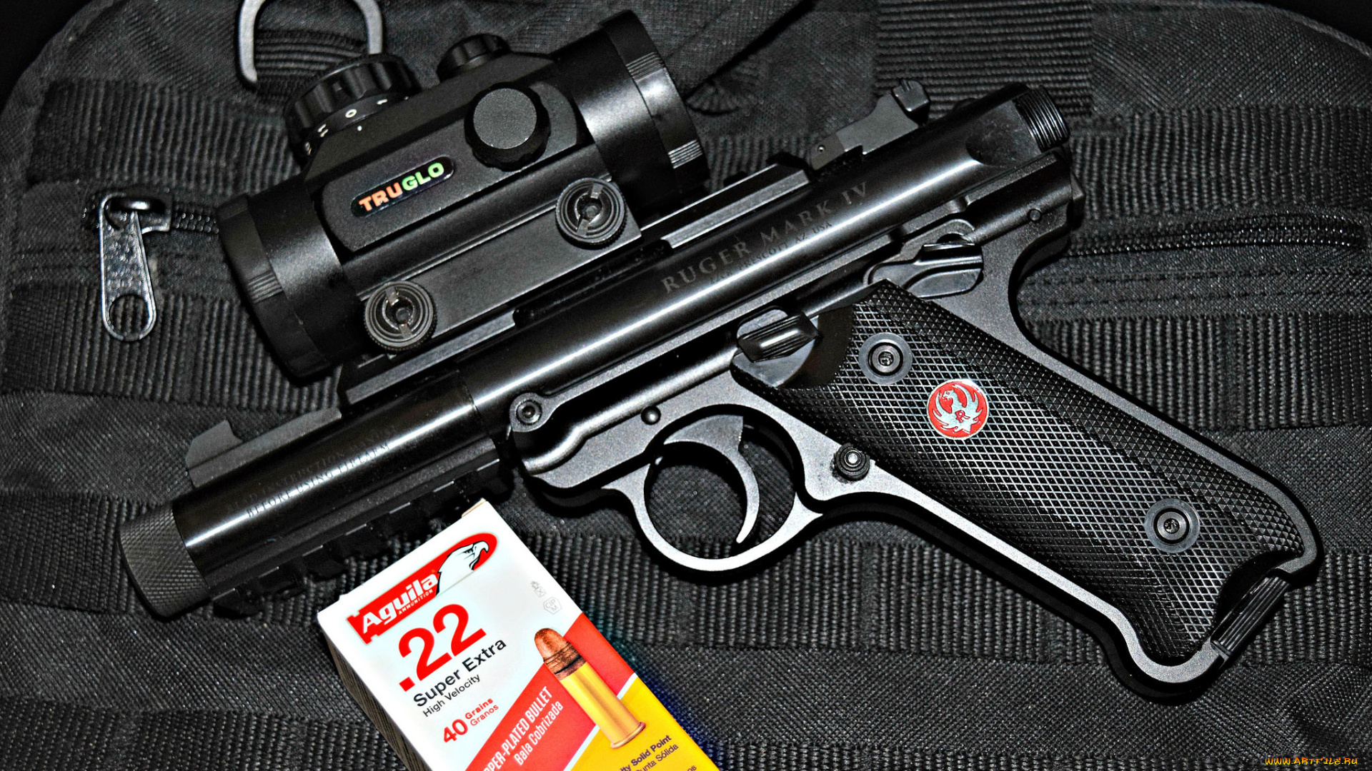 ruger, mk, iv, оружие, пистолеты, ствол