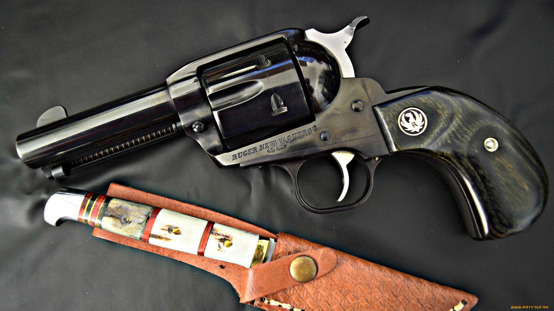 ruger, vaquero, 45, acp, оружие, револьверы, ствол