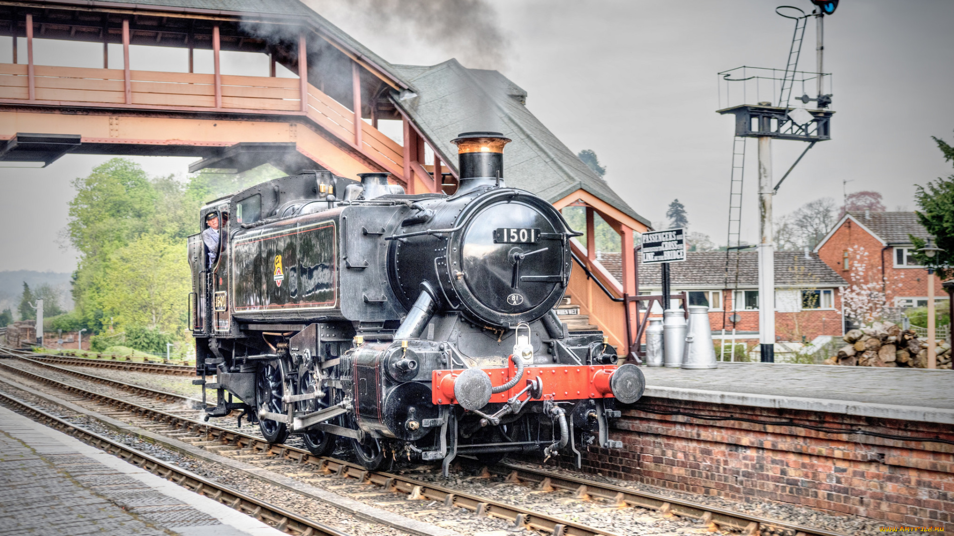 техника, паровозы, локомотив, состав