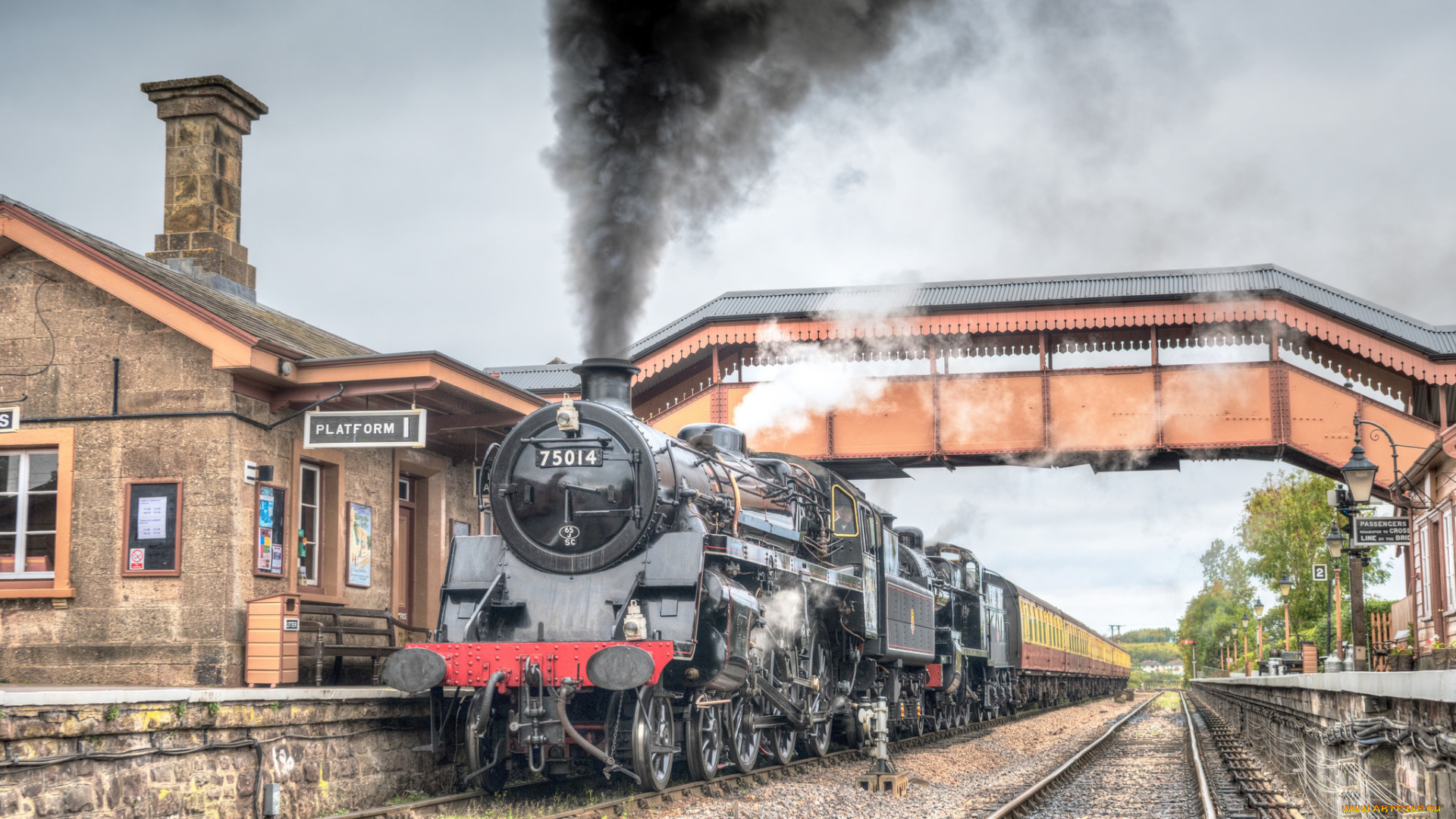 техника, паровозы, состав, локомотив