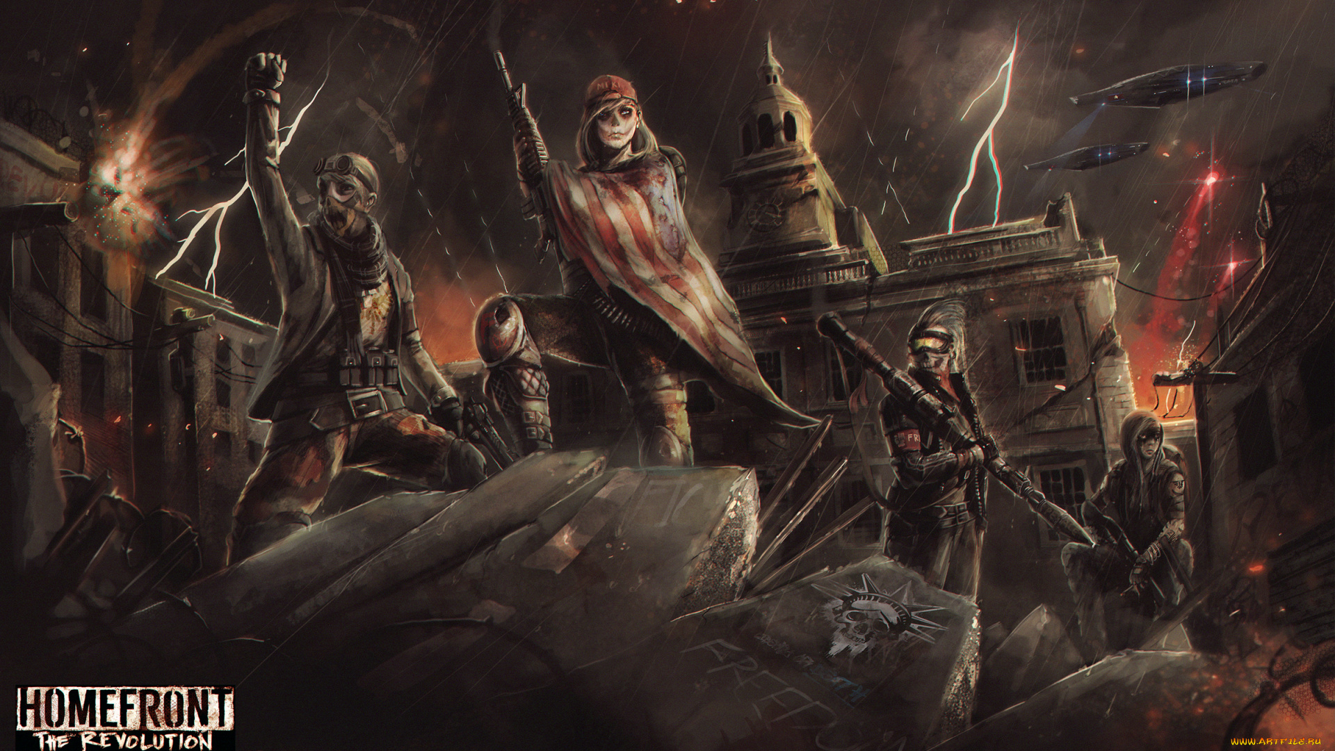 видео, игры, homefront, , the, revolution, the, revolution, action, шутер