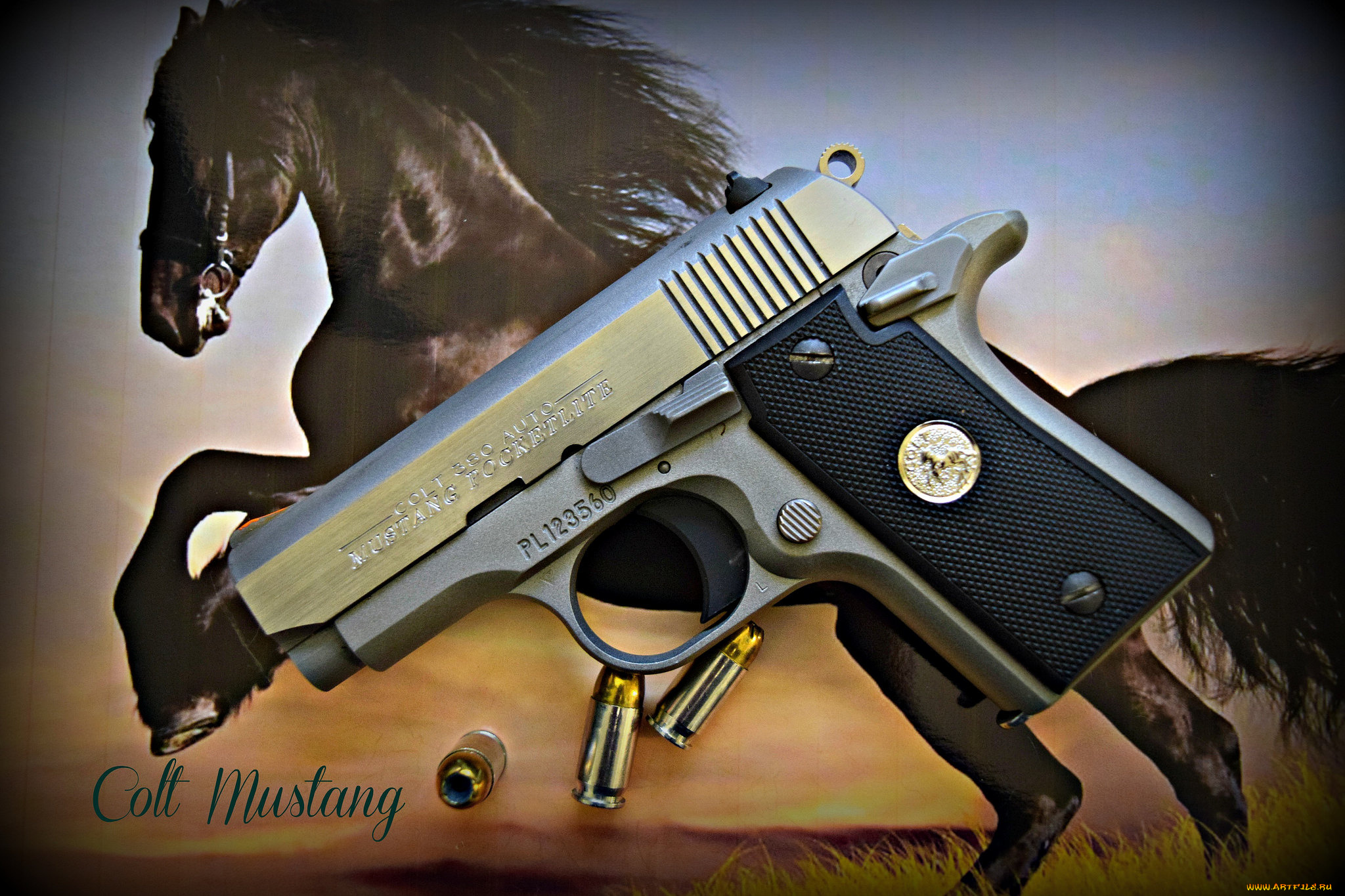 colt, mustang, 380, оружие, пистолеты, ствол