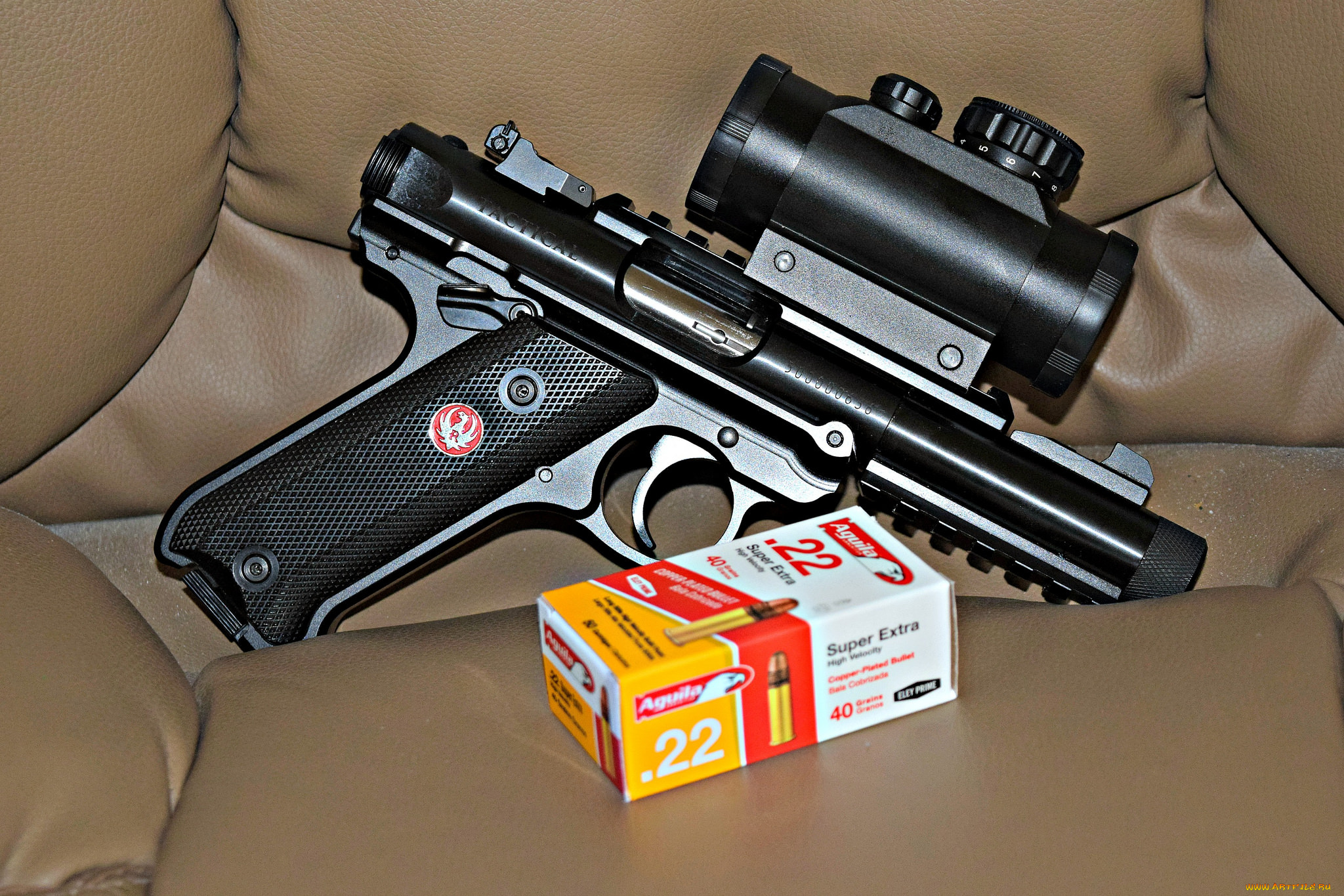 ruger, mk, iv, оружие, пистолеты, ствол