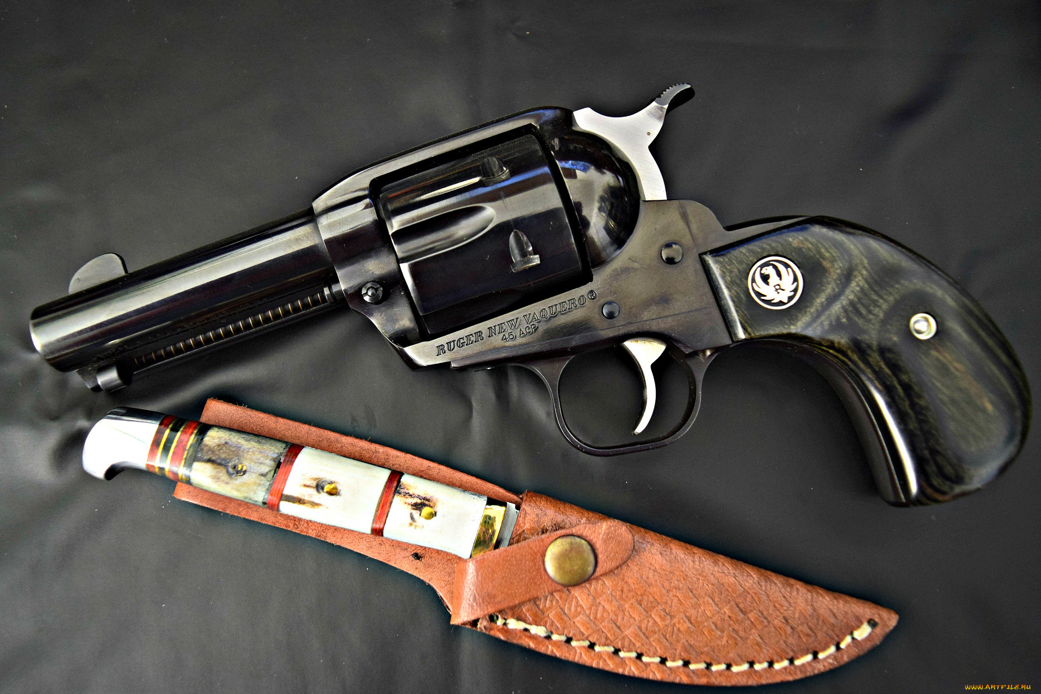 ruger, vaquero, 45, acp, оружие, револьверы, ствол