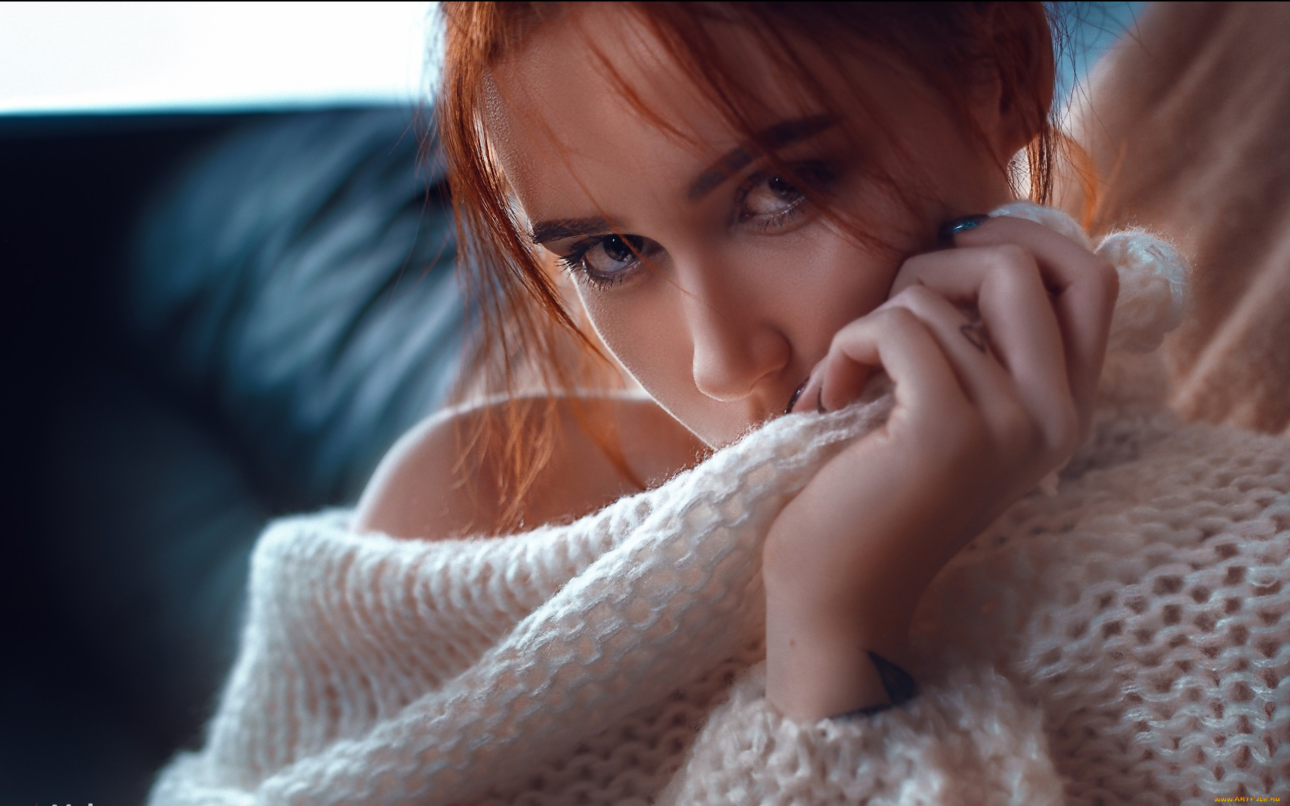 девушки, -unsort, , лица, , портреты, шарфик, глаза, грусть, эльвира, позднышева