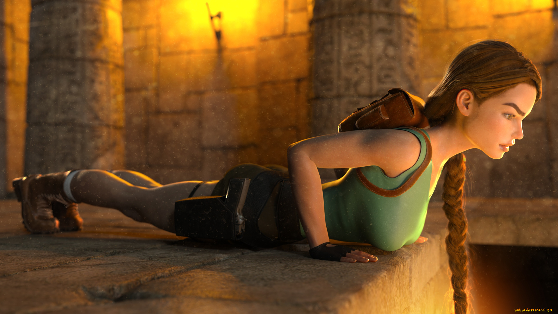 3д, графика, фантазия, , fantasy, девушка, взгляд, фон