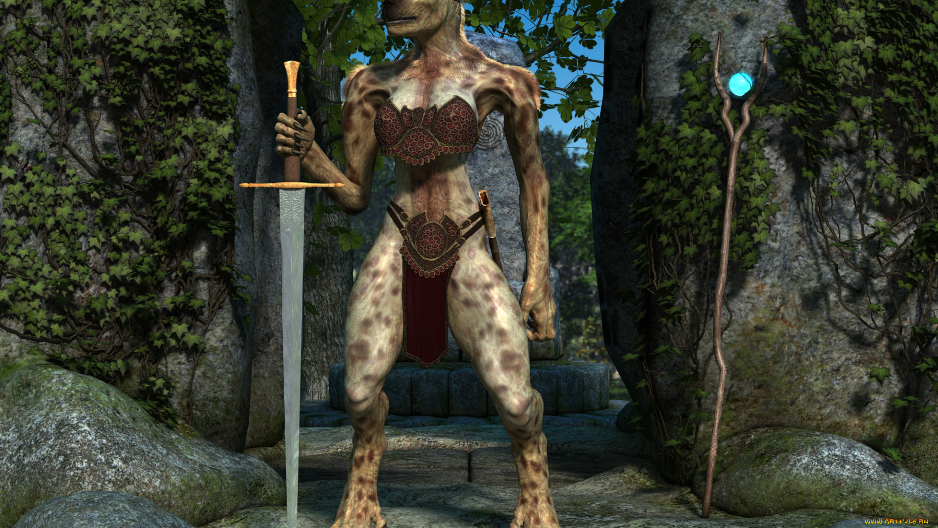 3д, графика, существа, , creatures, существо