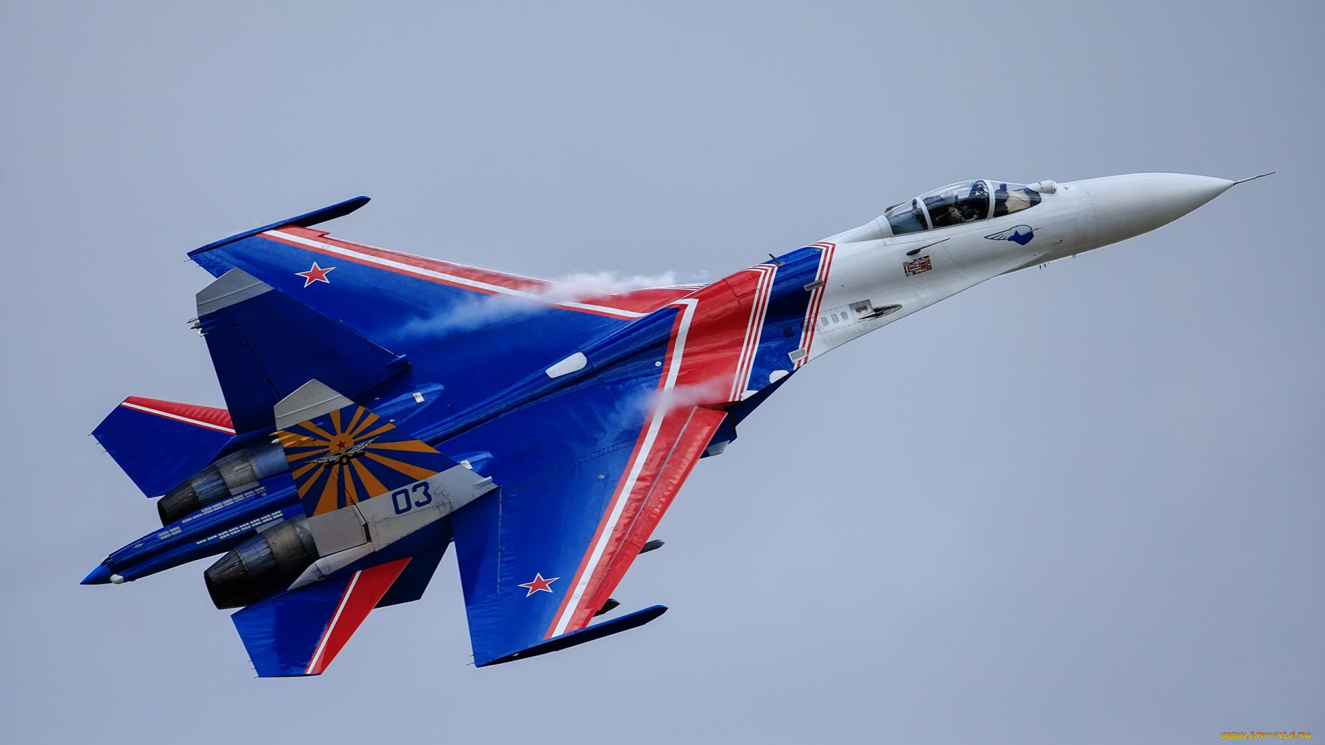 авиация, боевые, самолёты, su-27