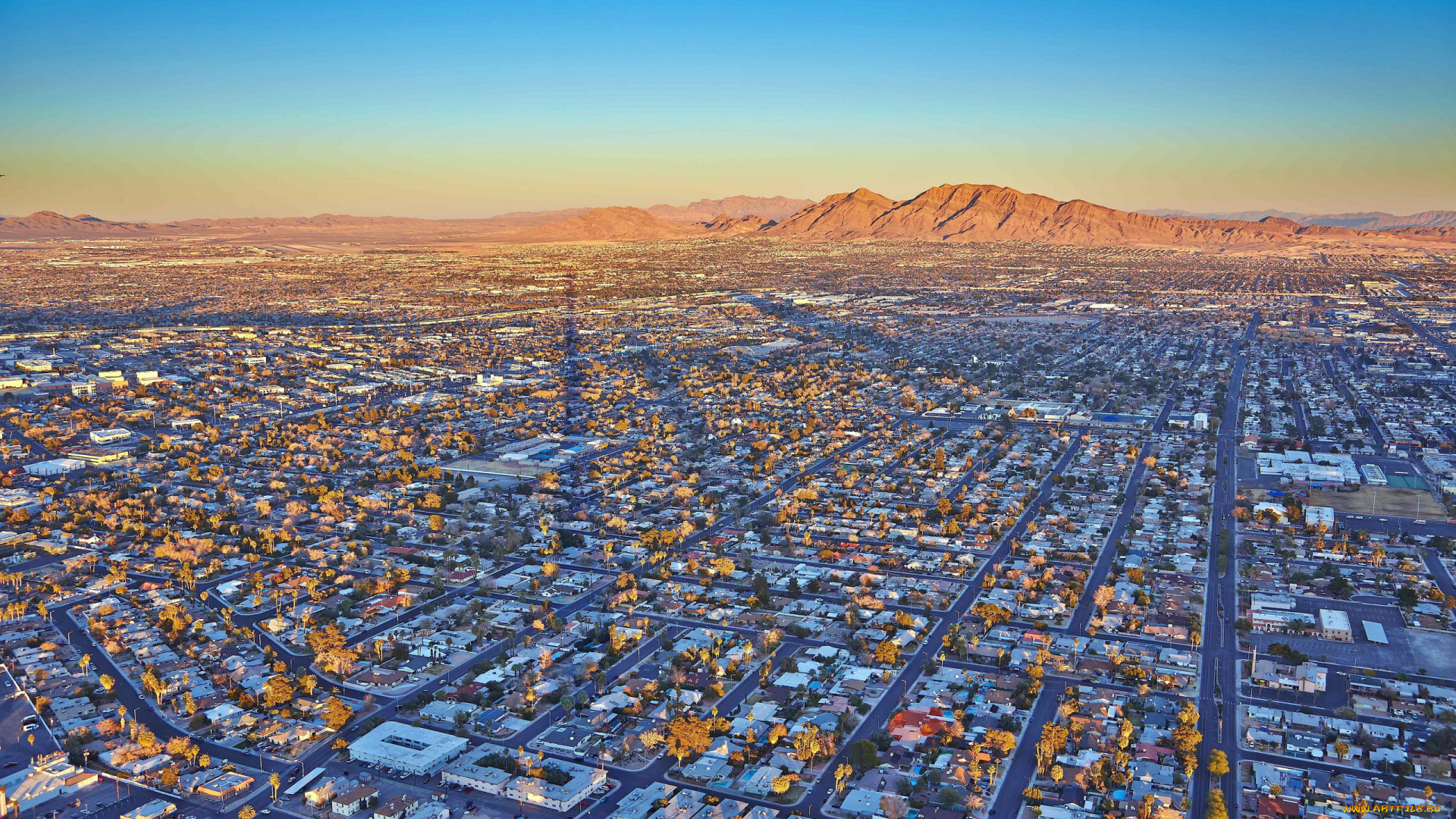 города, лас-вегас, , сша, панорама