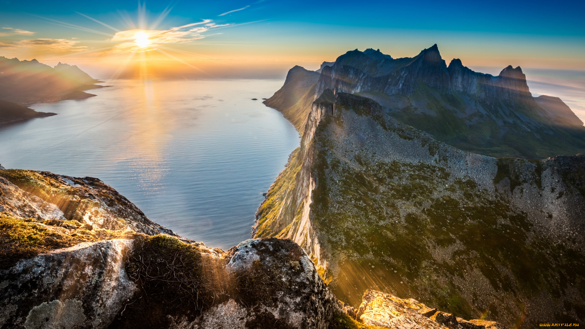 природа, восходы, закаты, рассвет, горы, sunset