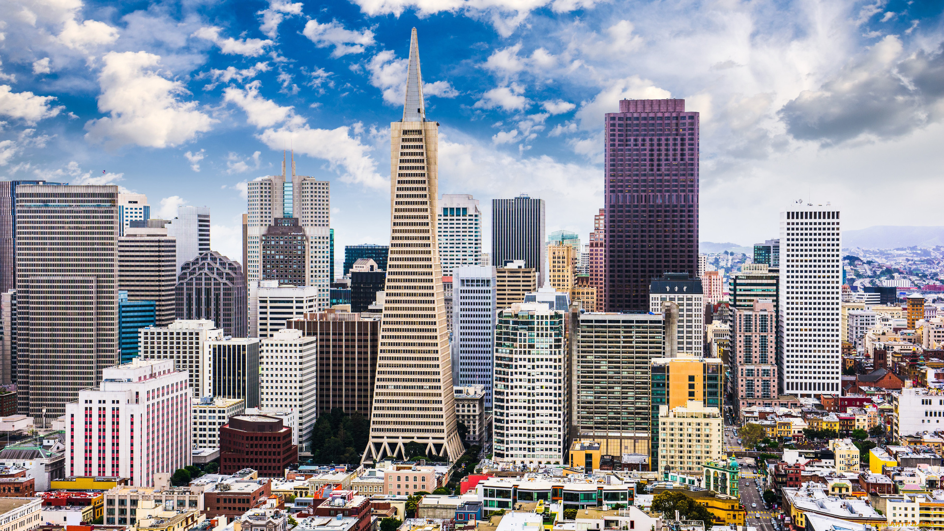 san, francisco, , california, , usa, города, сан-франциско, , сша, америка, современные, здания, hdr, калифорния, американские, лето, 4k, сан-франциско