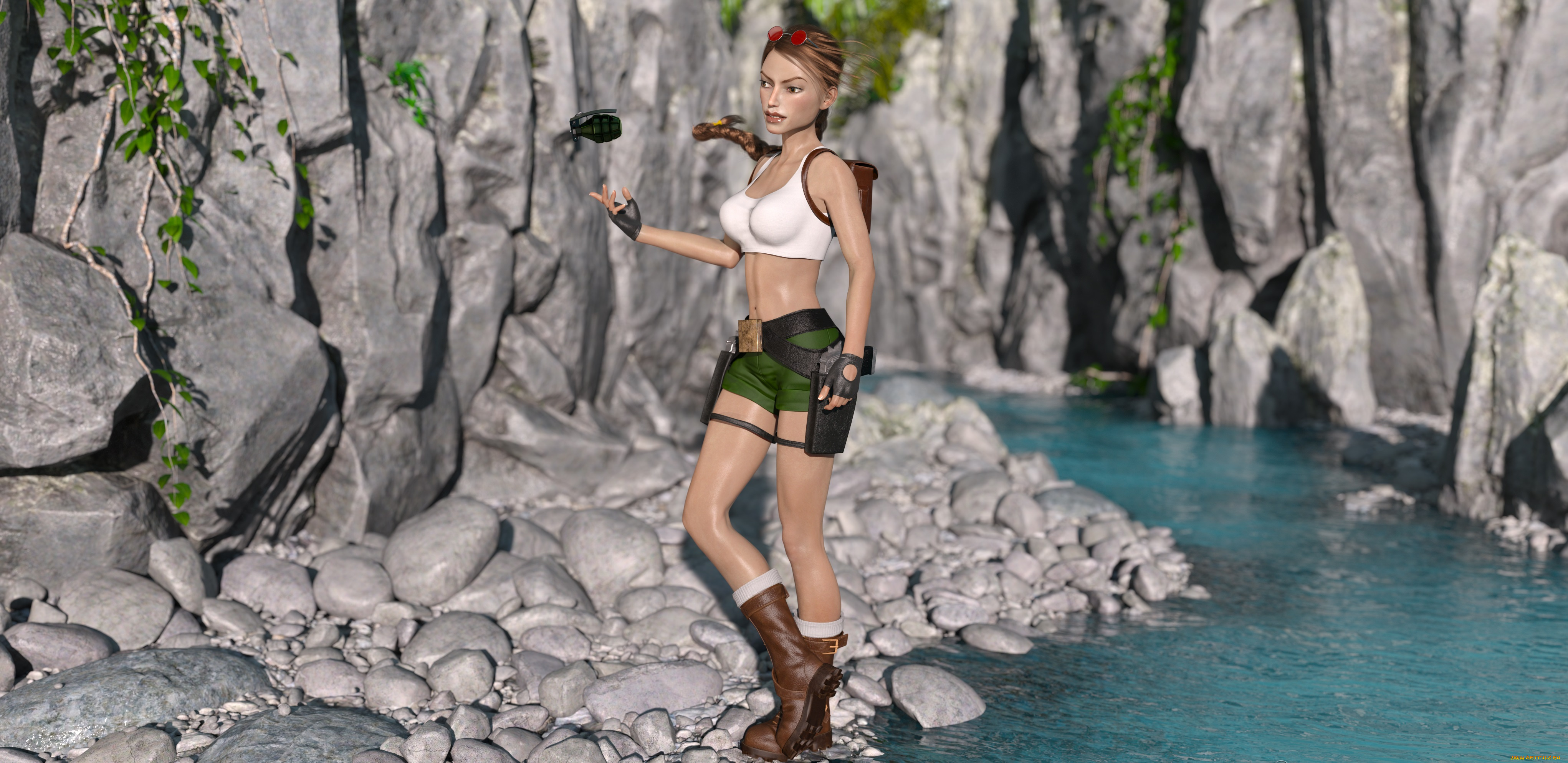 3д, графика, люди, , people, фон, девушка, взгляд