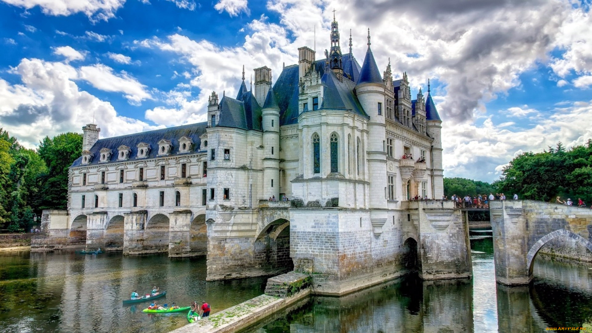 chateau, de, chenonceau, города, замок, шенонсо, , франция, chateau, de, chenonceau