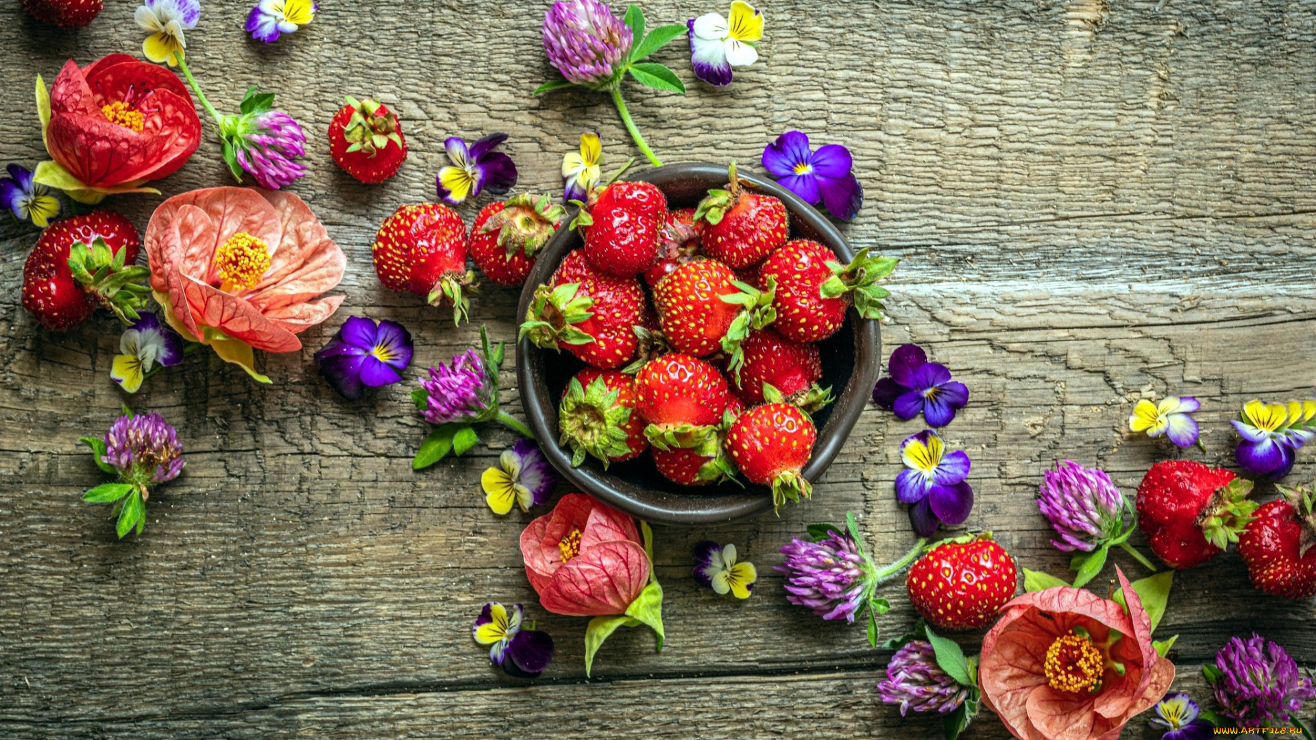 еда, клубника, , земляника