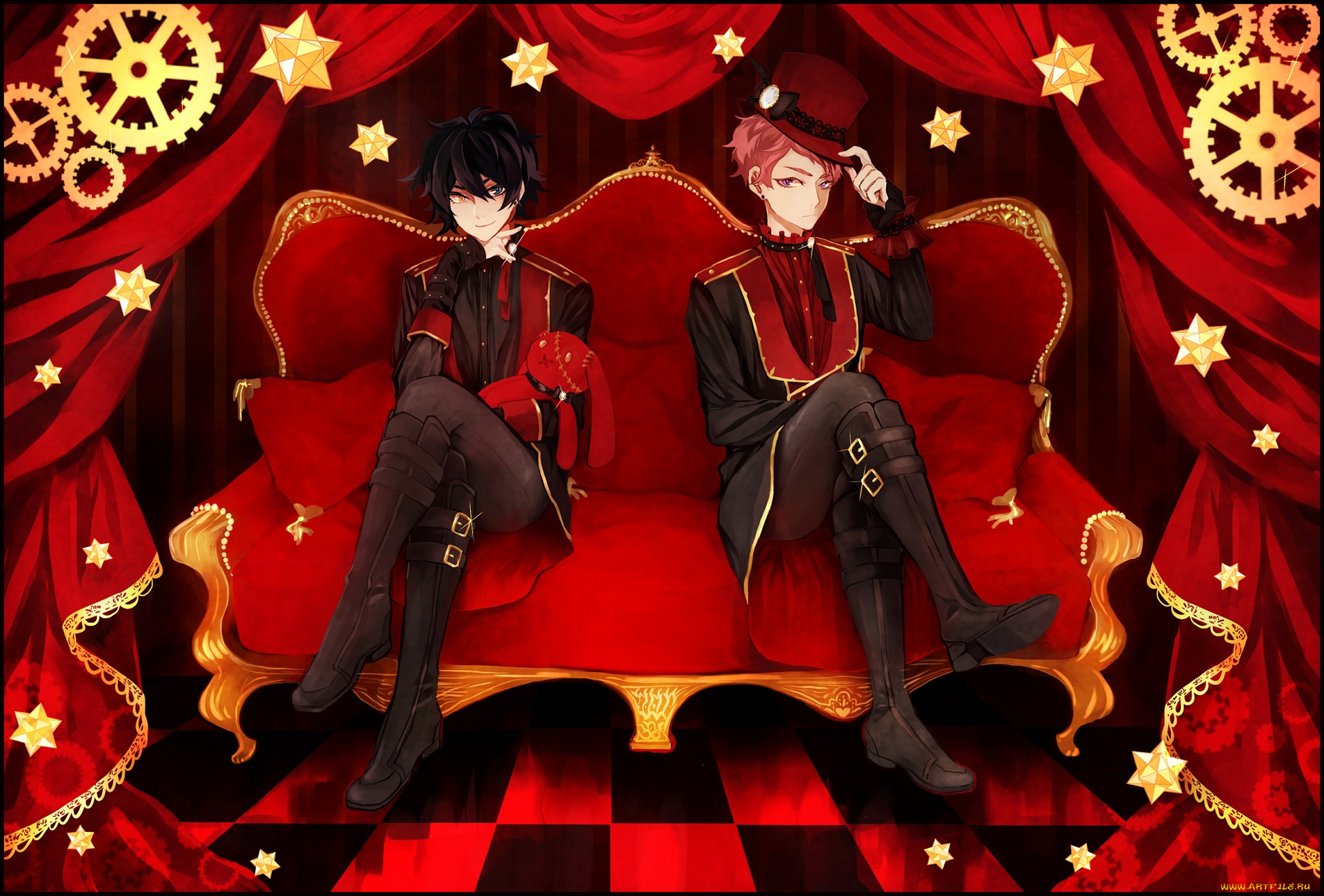 аниме, ensemble, stars, ensemble, stars