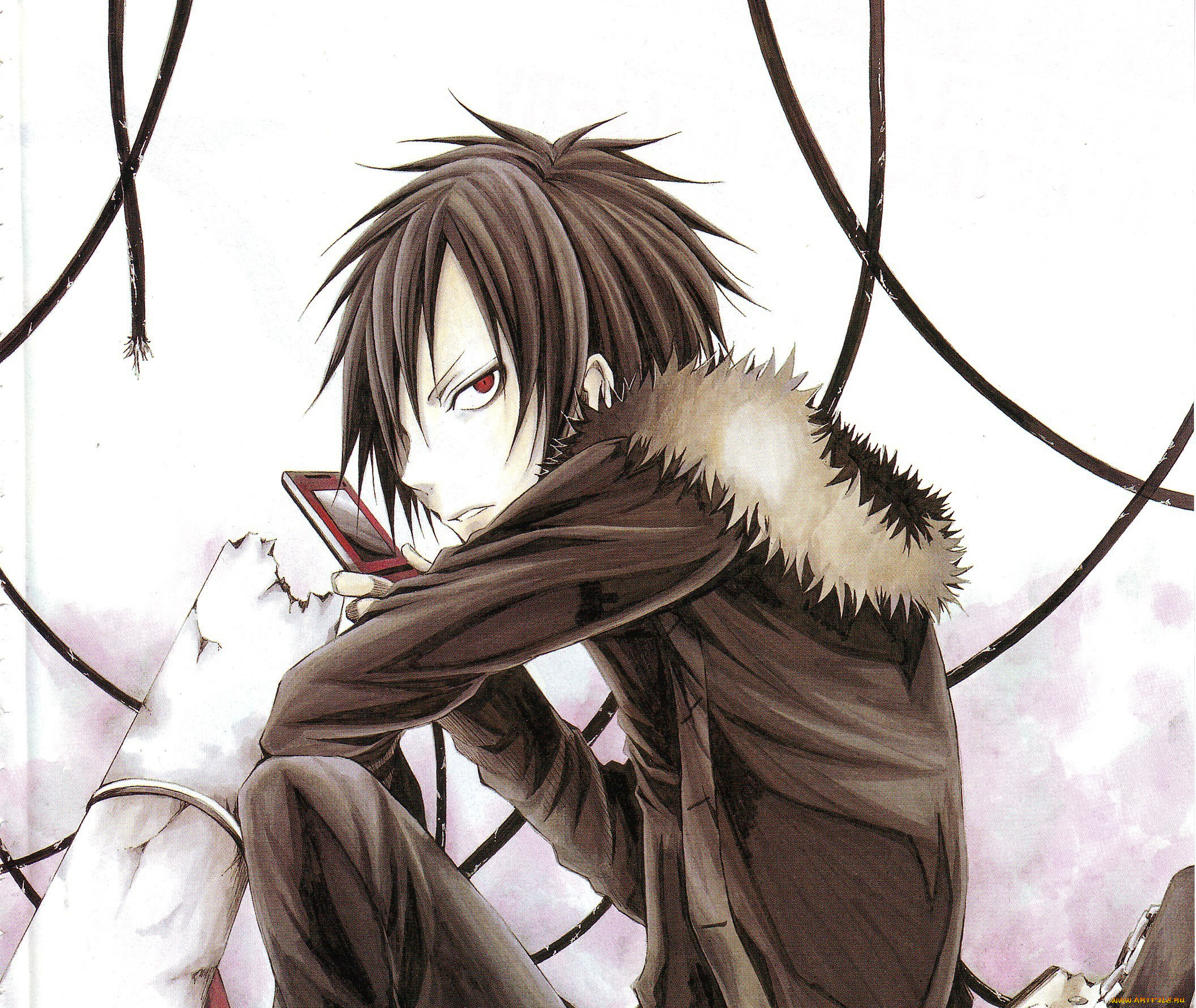 аниме, durarara, изая, орихара