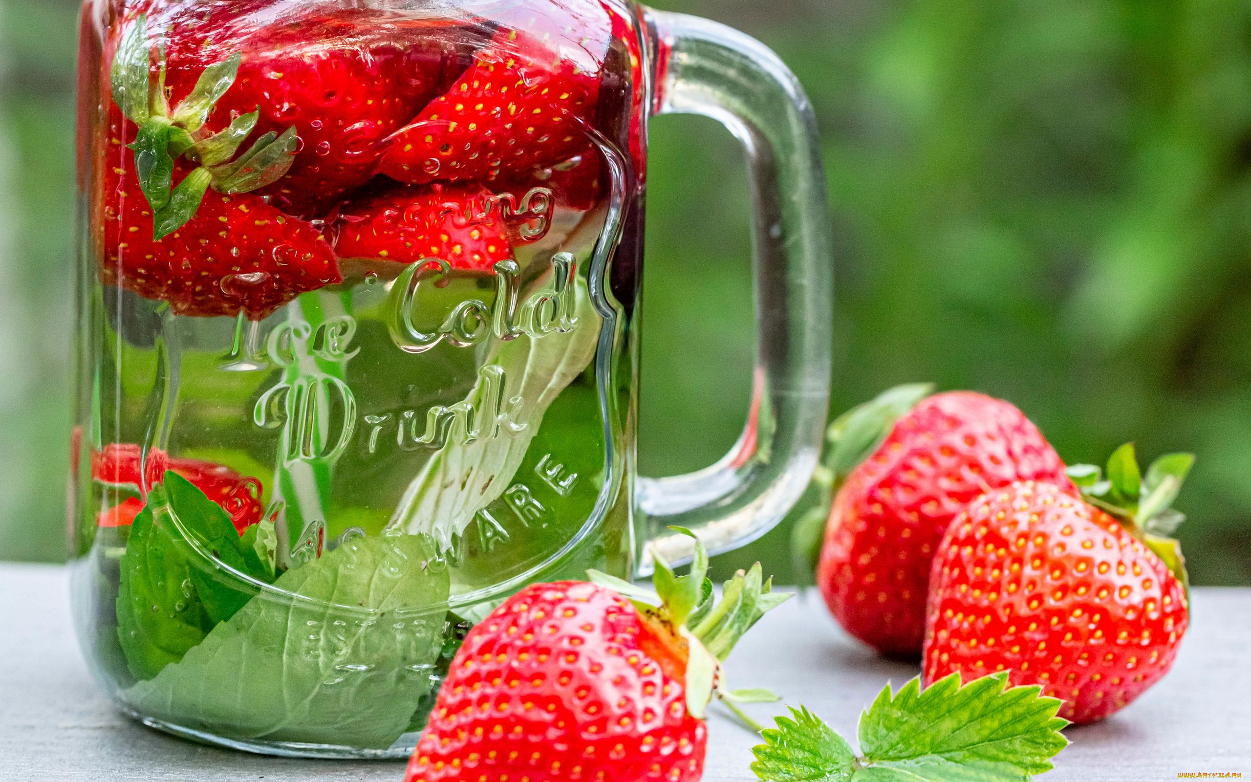 еда, клубника, , земляника