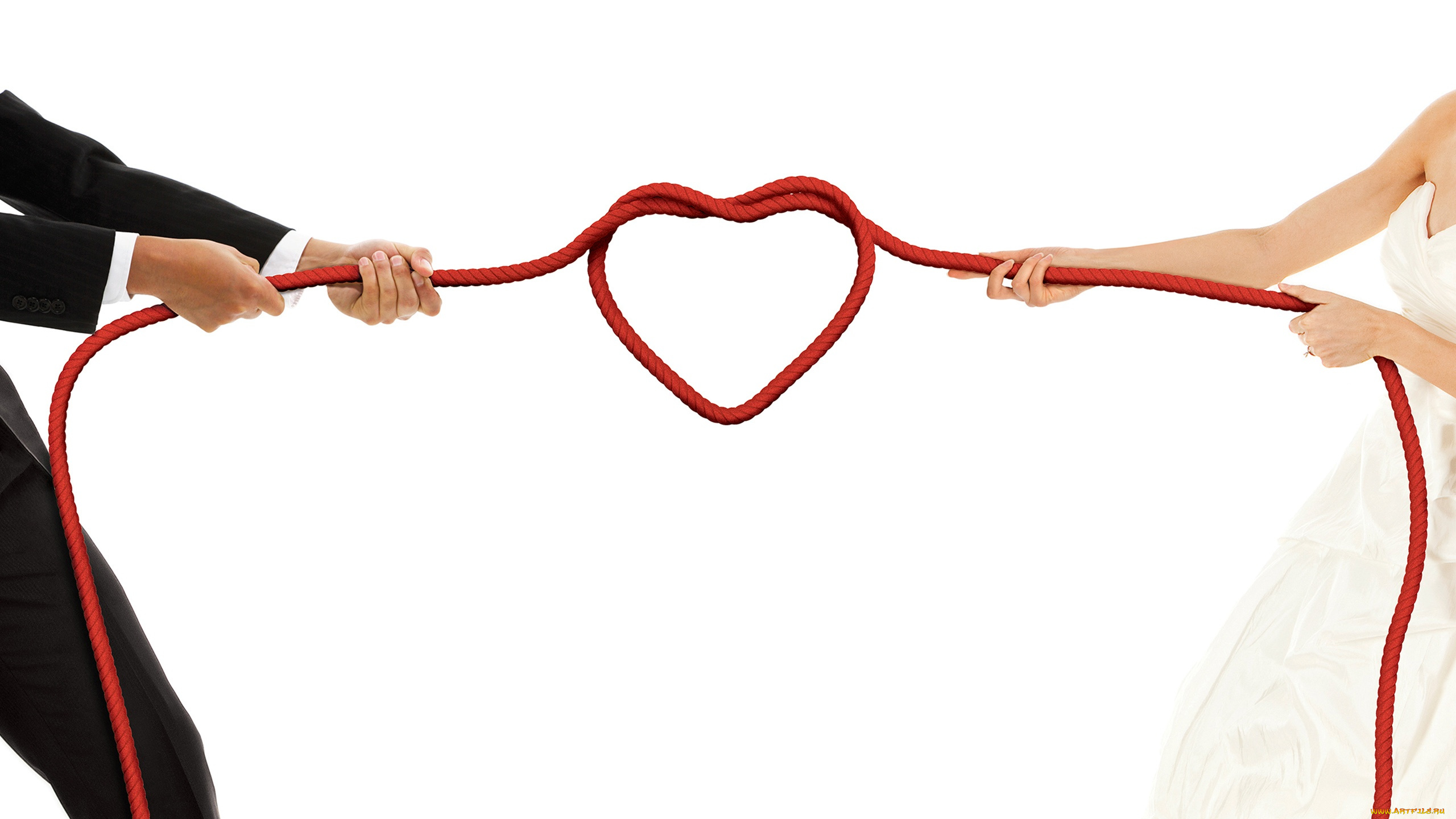 праздничные, день, святого, валентина, , сердечки, , любовь, веревка, сердце